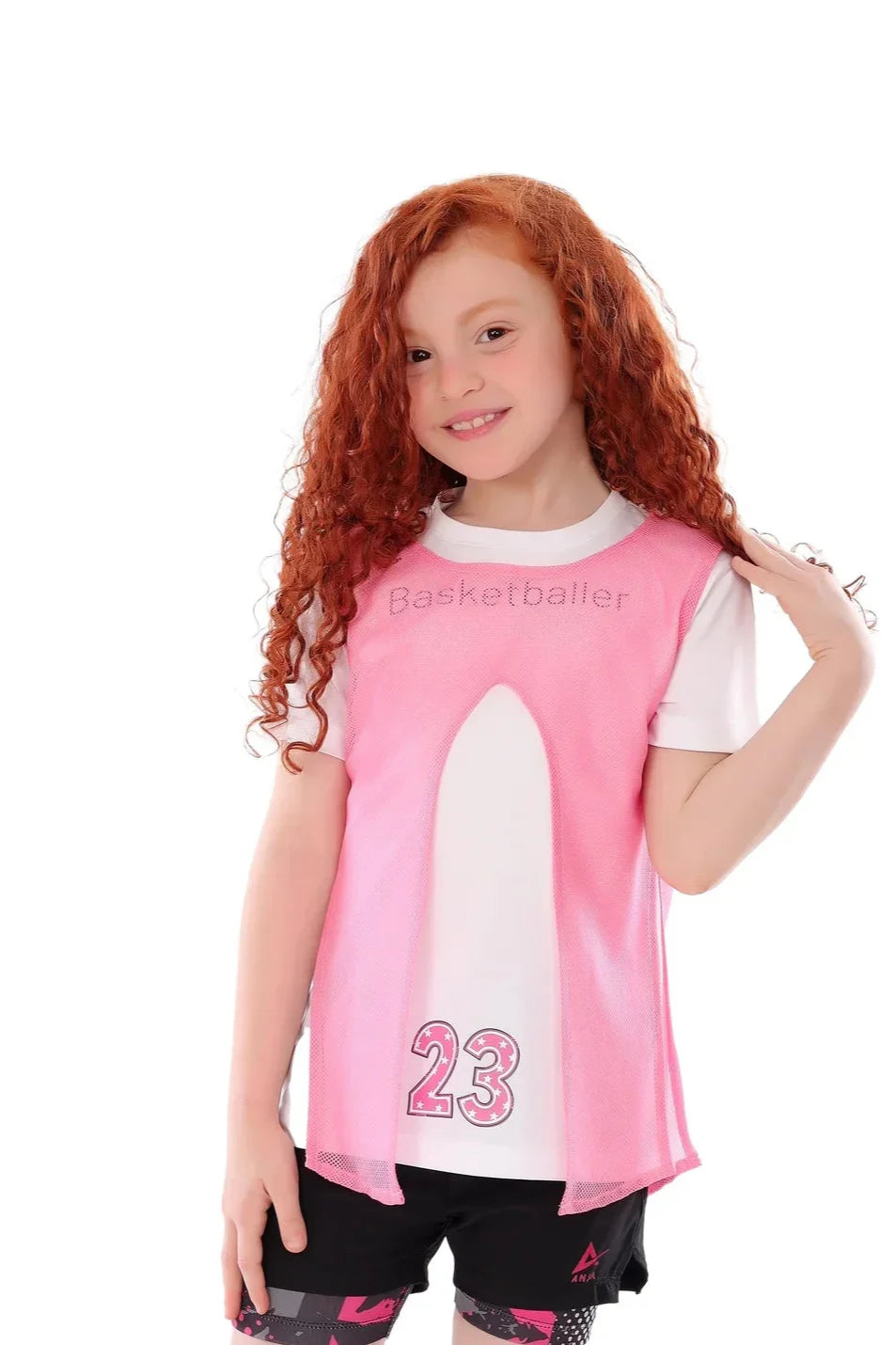 Girls Basketballer T-Shirt – Sporty Athletic Top
