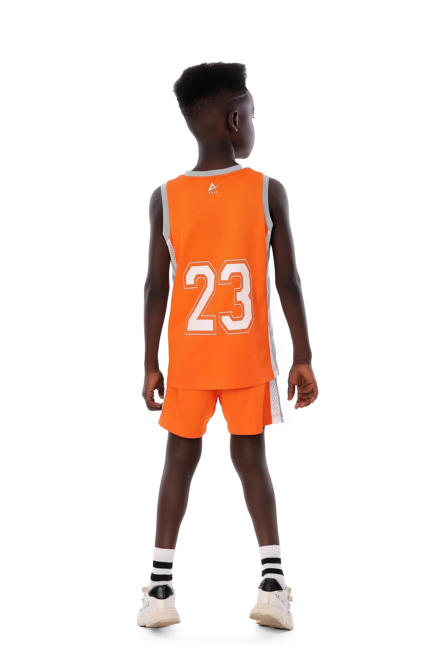 Boys Basketball Kit – Sporty Sleeveless Jersey and Shorts Set