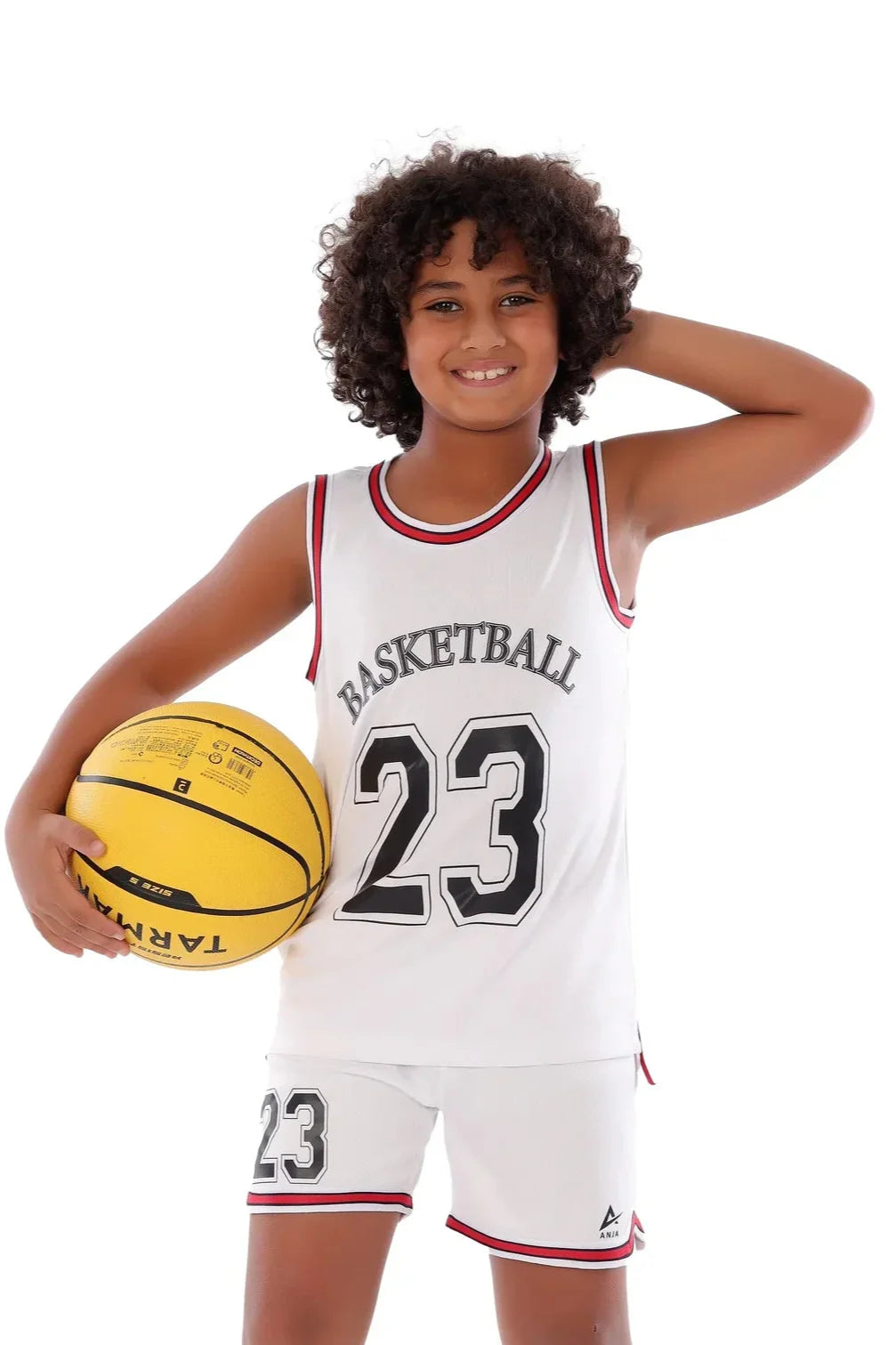 Boys Basketball Kit – Sporty Sleeveless Jersey and Shorts Set