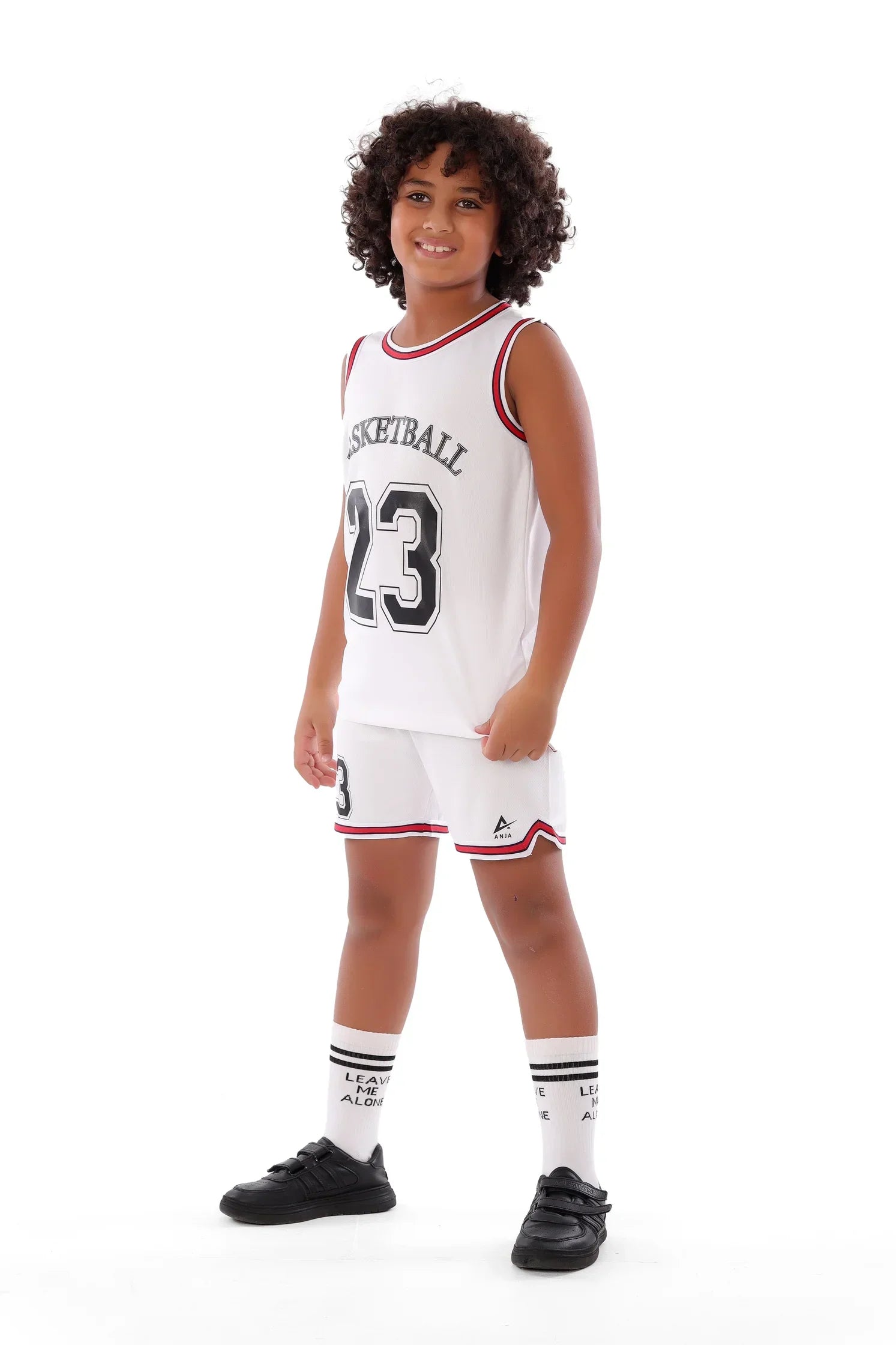 Boys Basketball Kit – Sporty Sleeveless Jersey and Shorts Set
