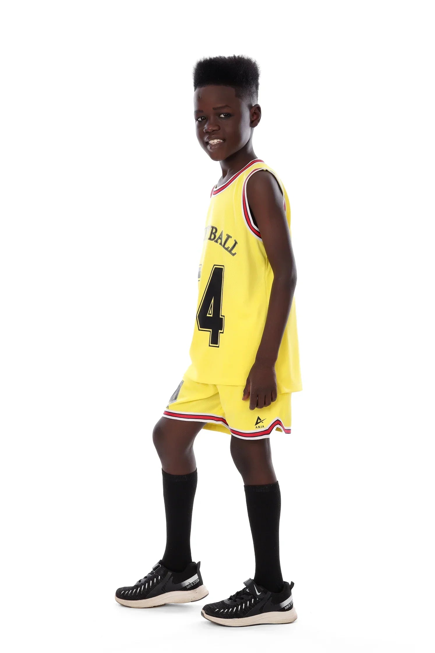 Boys Basketball Kit – Sporty Sleeveless Jersey and Shorts Set