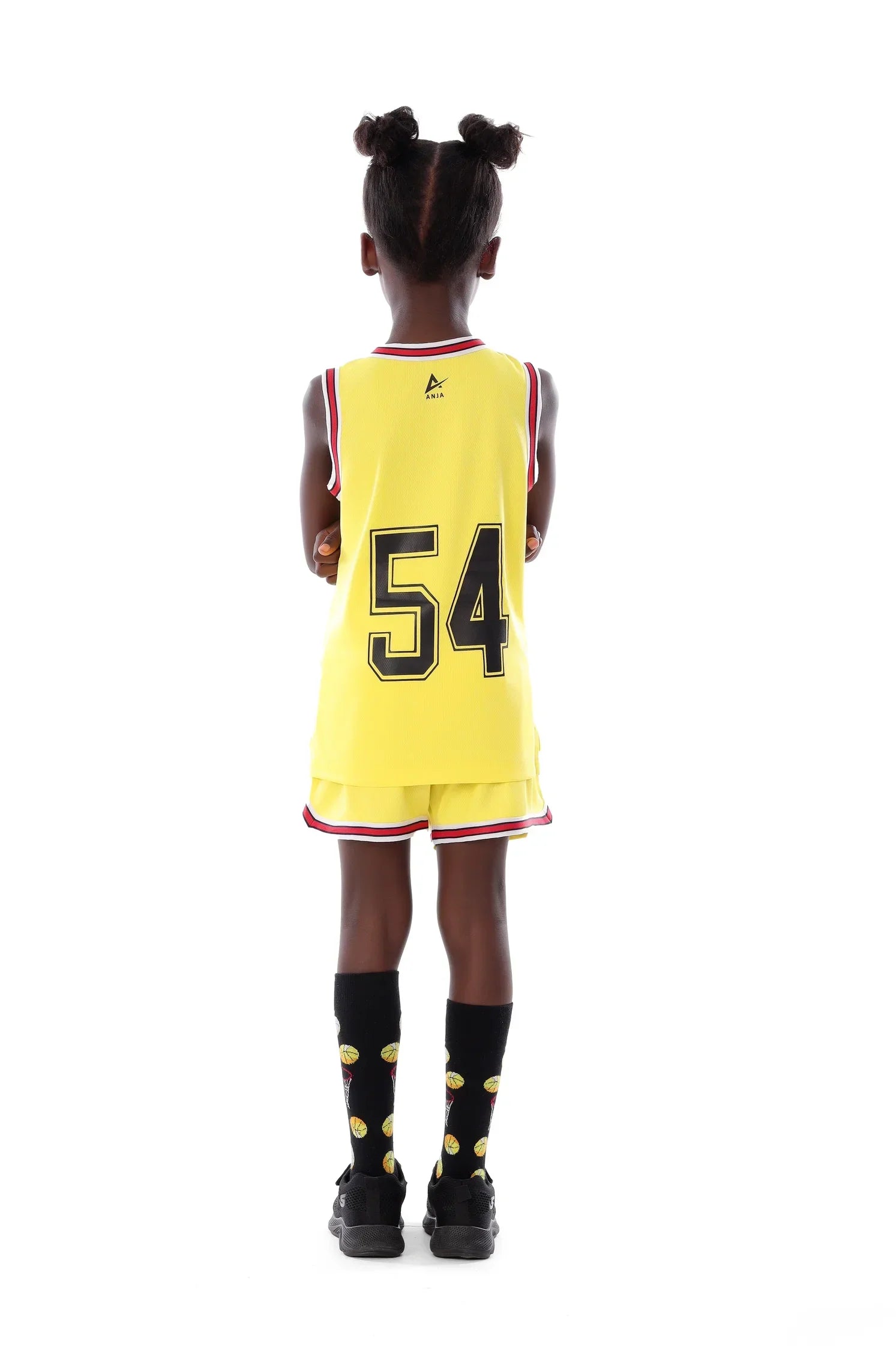 Girls Basketball Kit – Sporty Sleeveless Jersey and Shorts Set