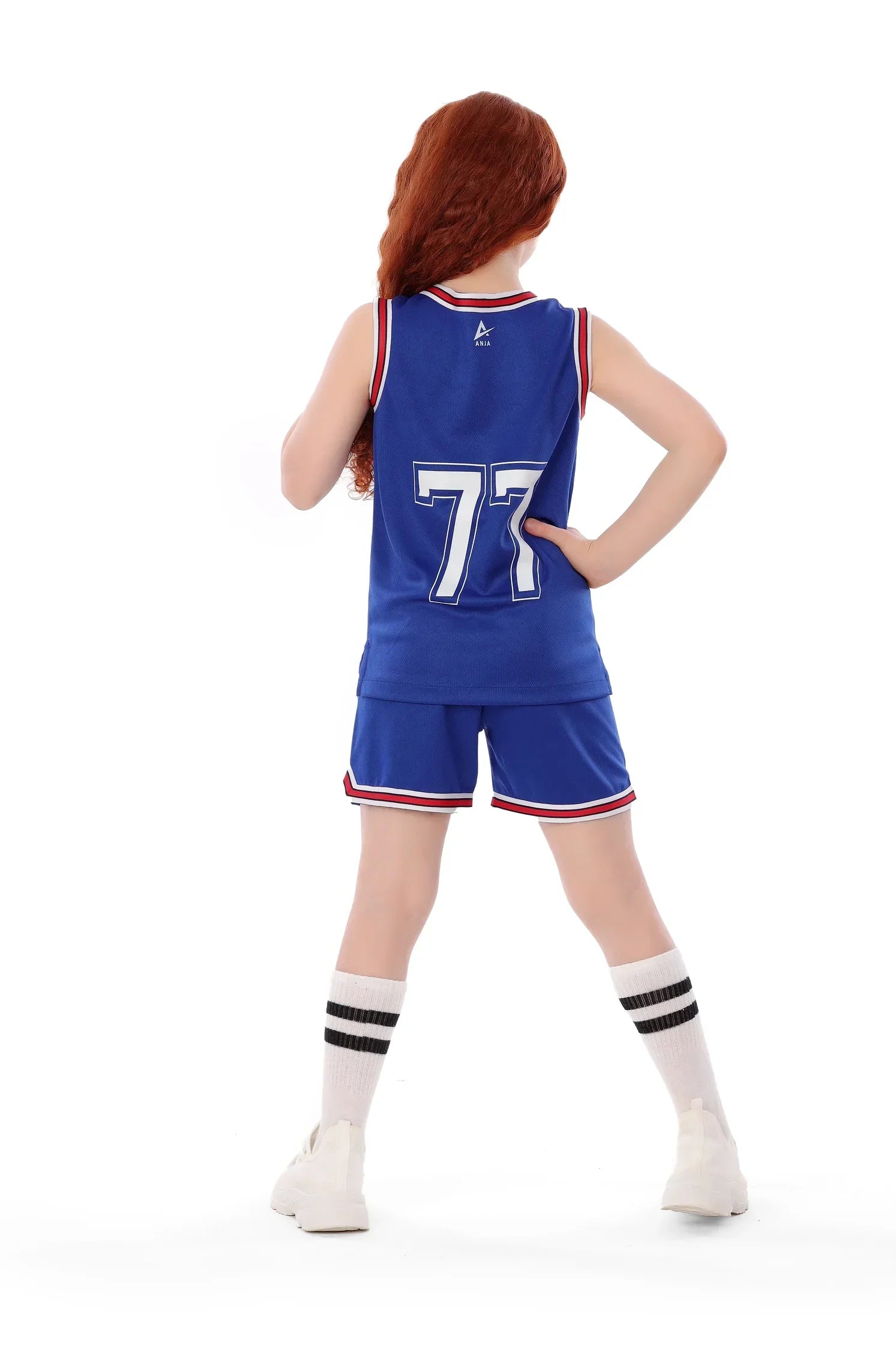 Girls Basketball Kit – Sporty Sleeveless Jersey and Shorts Set