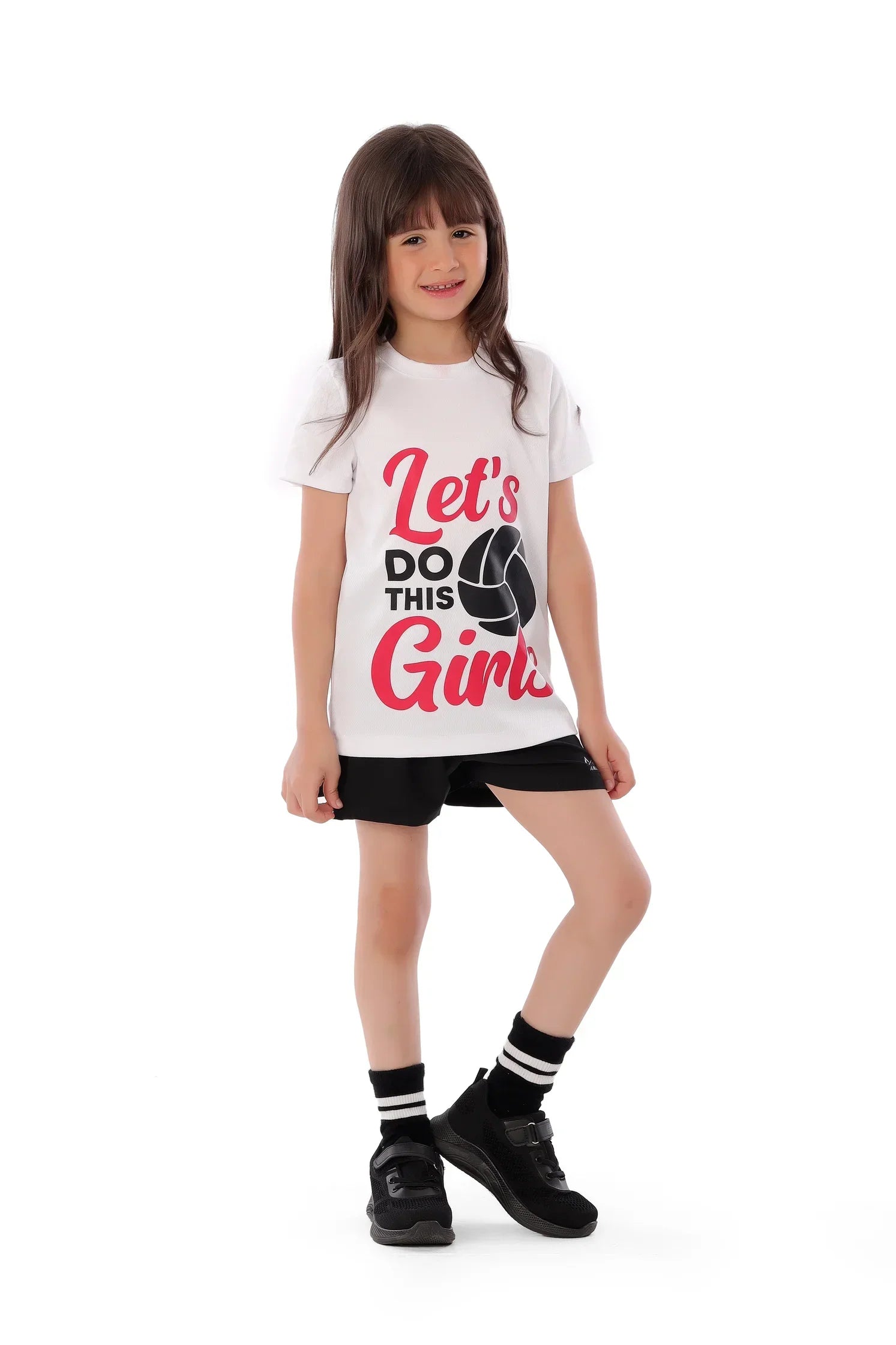 Girls Let’s Do This Girl Volleyball T-Shirt – Sporty Top