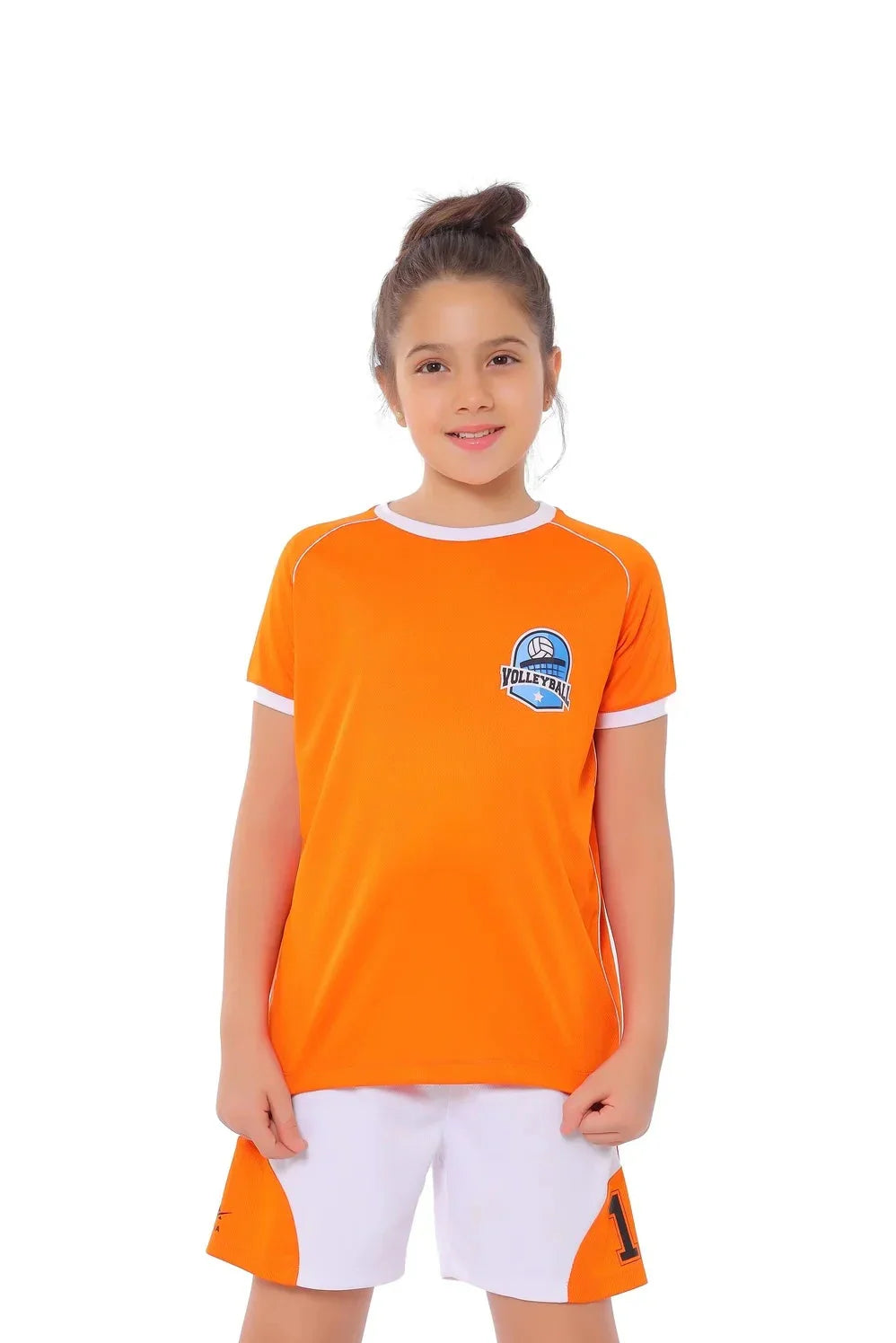 Girls Volleyball Kit – Sporty T-Shirt and Shorts Set
