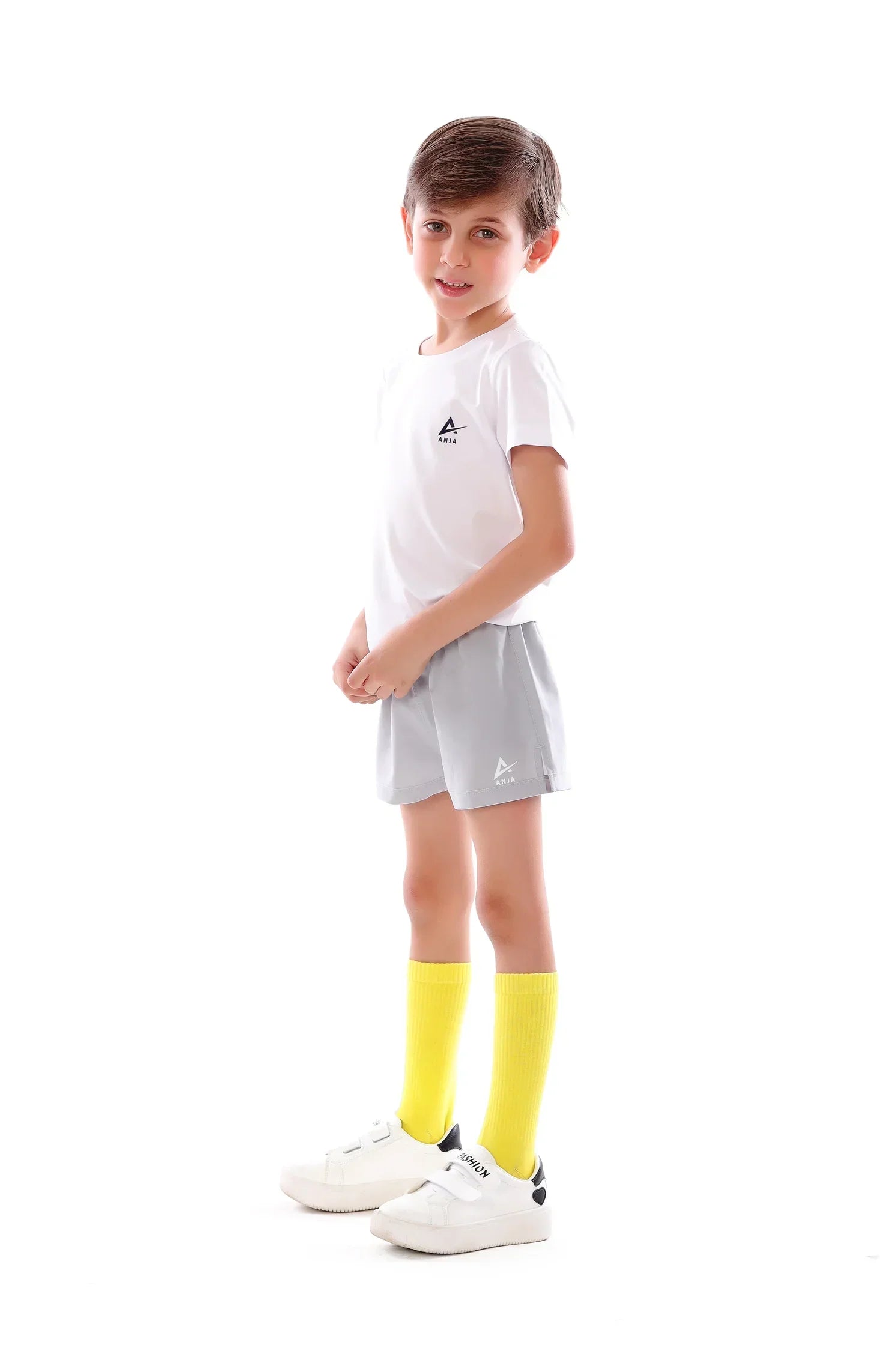 Boys White Classic Tennis T-Shirt – Sporty Short Sleeve Top