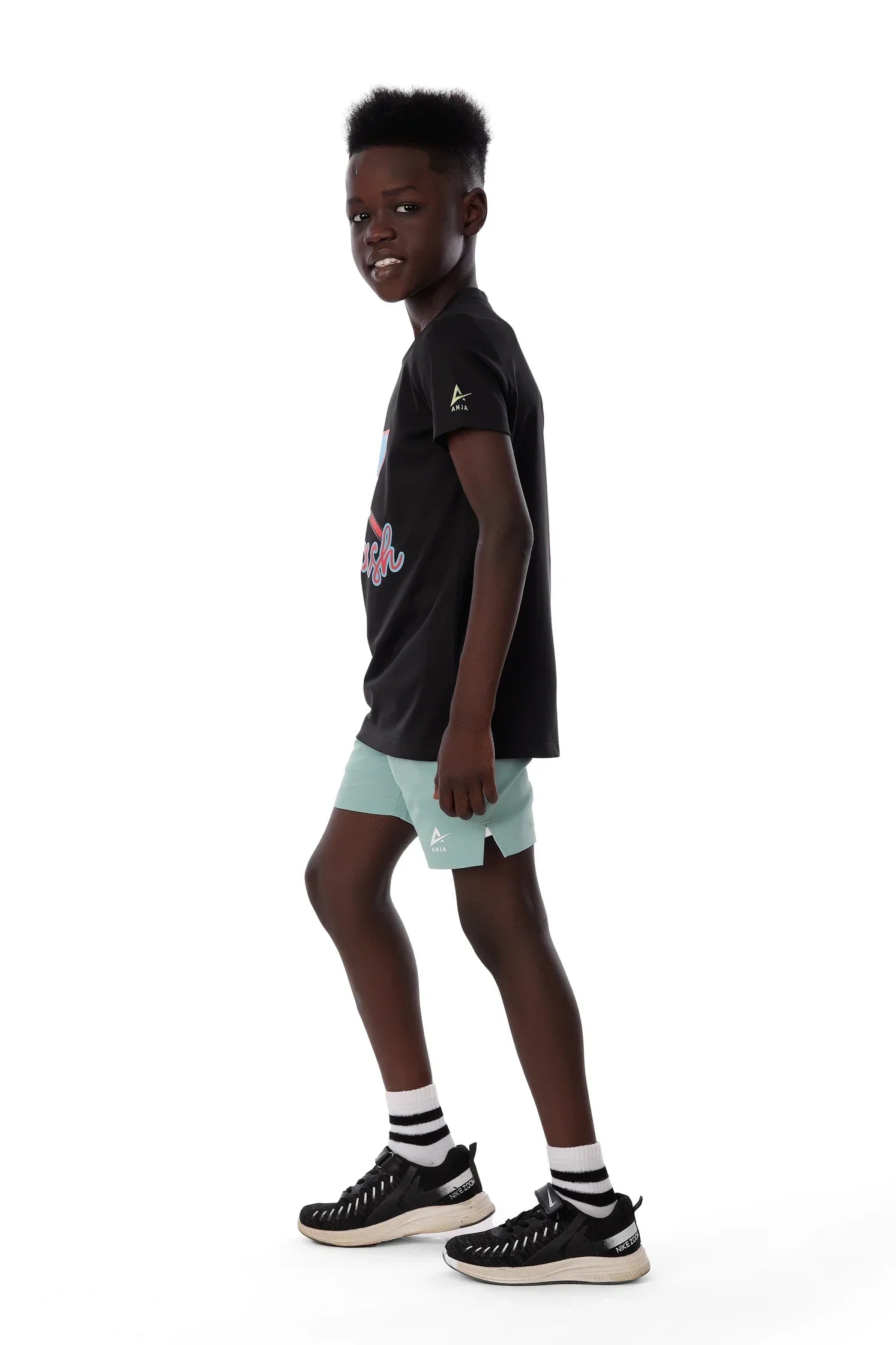 Boys Black Squash T-Shirt – Sporty  Athletic Top