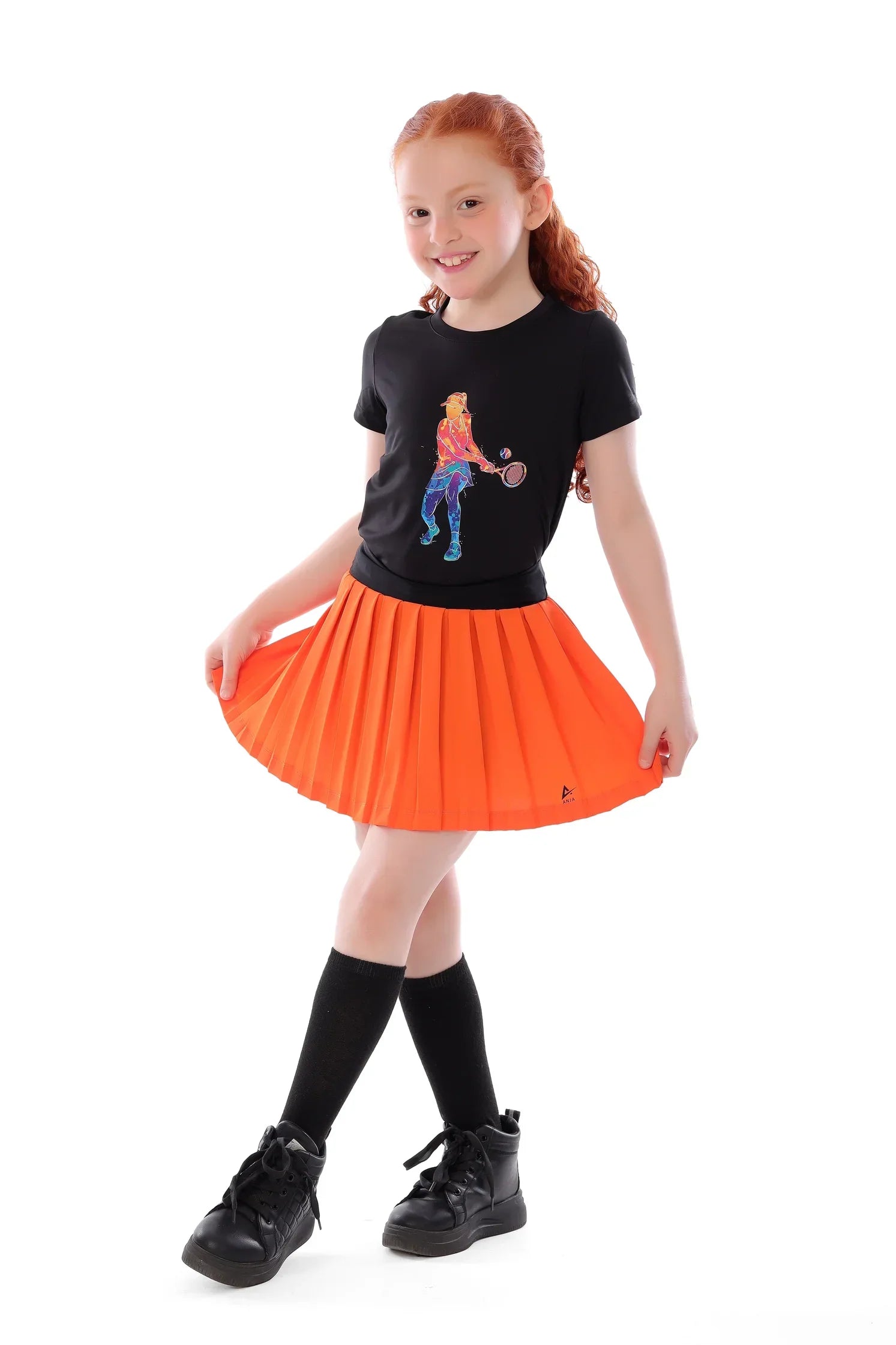 Girls Pleated Sport Skirt – Athletic Plissé Skirt