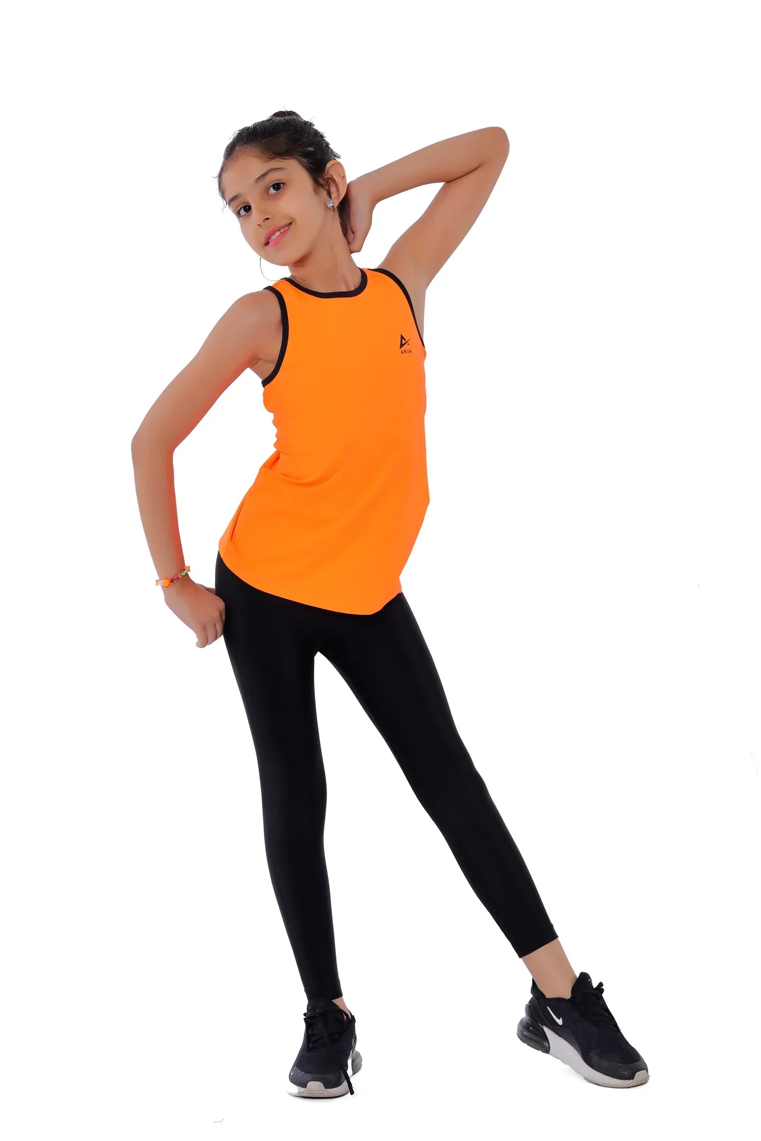 Girls Racerback Athletic Tank – Sporty Performance Top