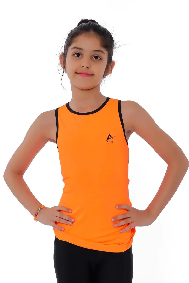 Girls Racerback Athletic Tank – Sporty Performance Top