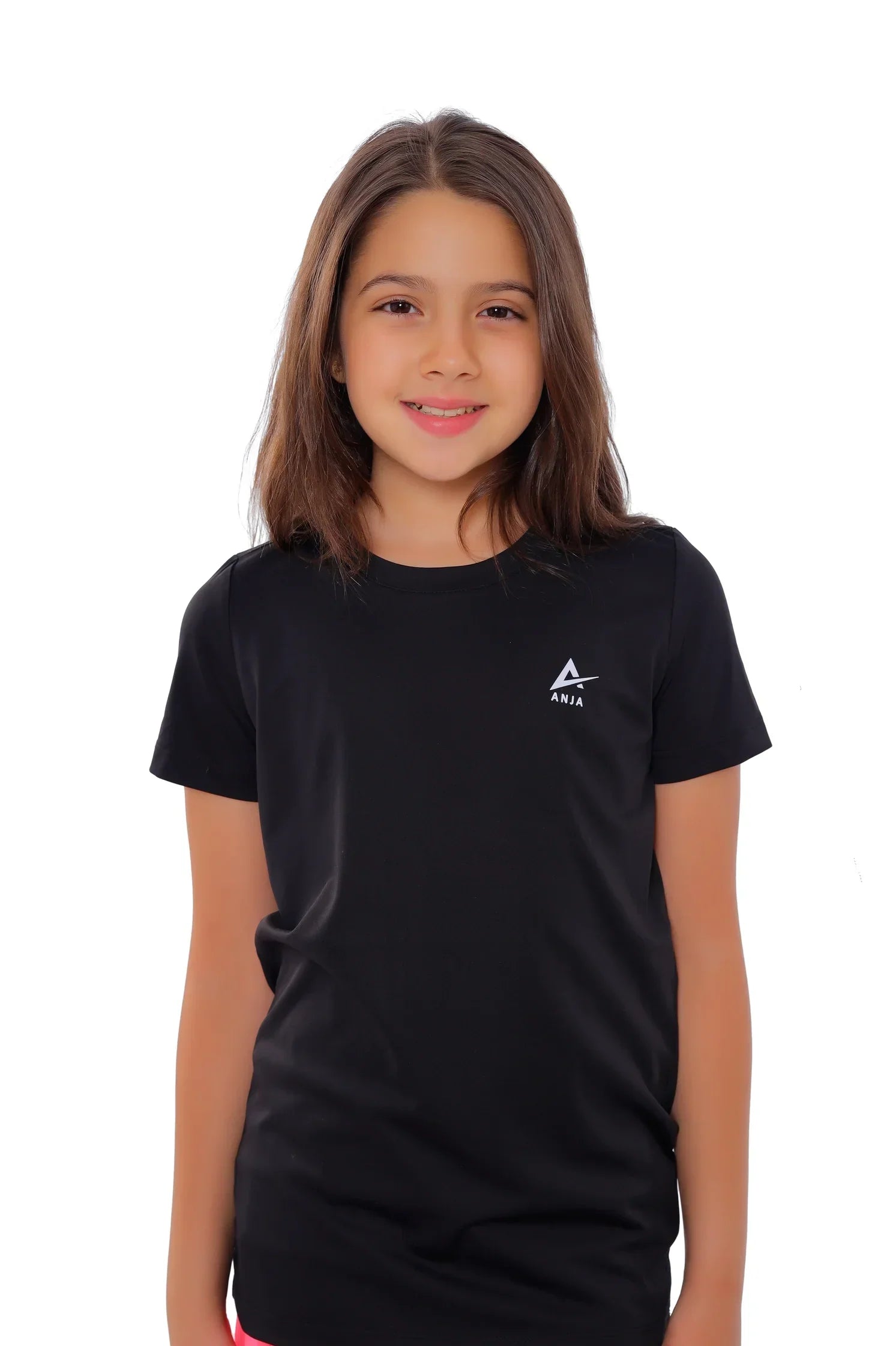 Girls Basic Sporty Kids T-Shirt – Athletic Short Sleeve Top