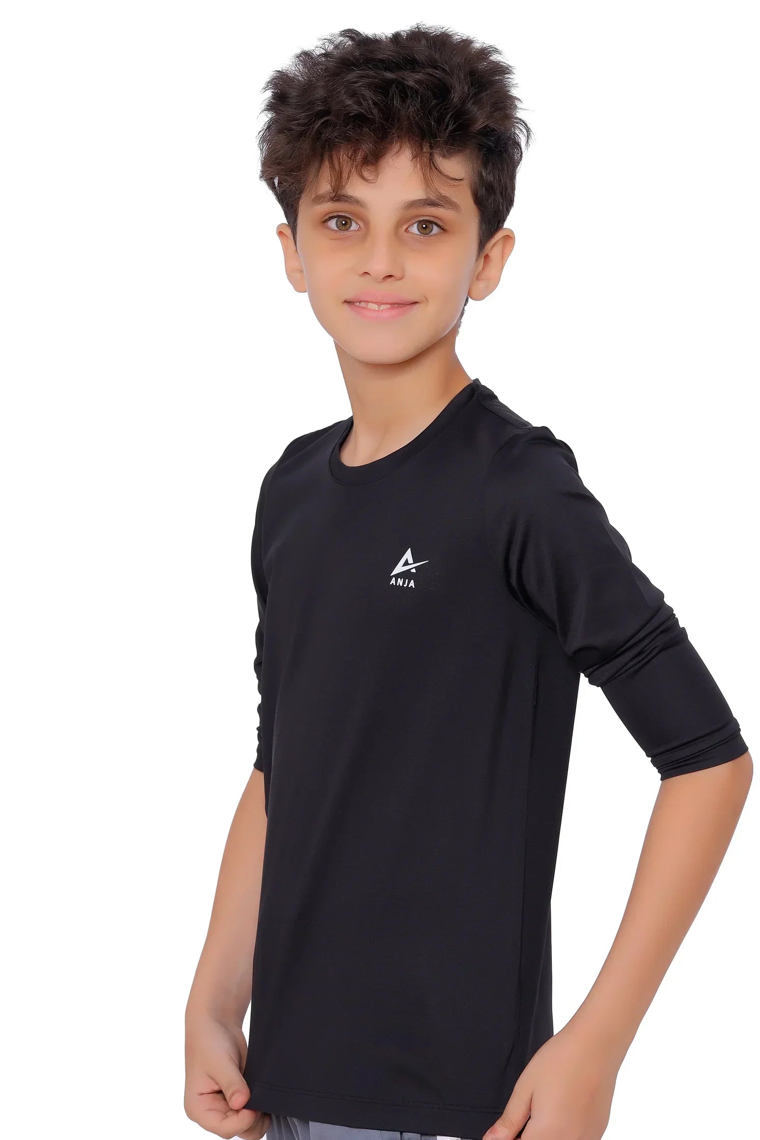 Basic Boys long Sleeve Performance T-Shirt