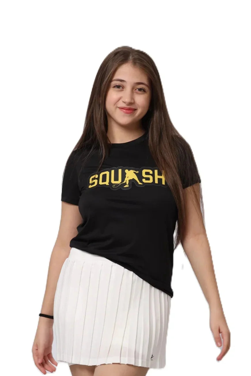 Girls Squash Graphic T-Shirt – Sporty Athletic Top