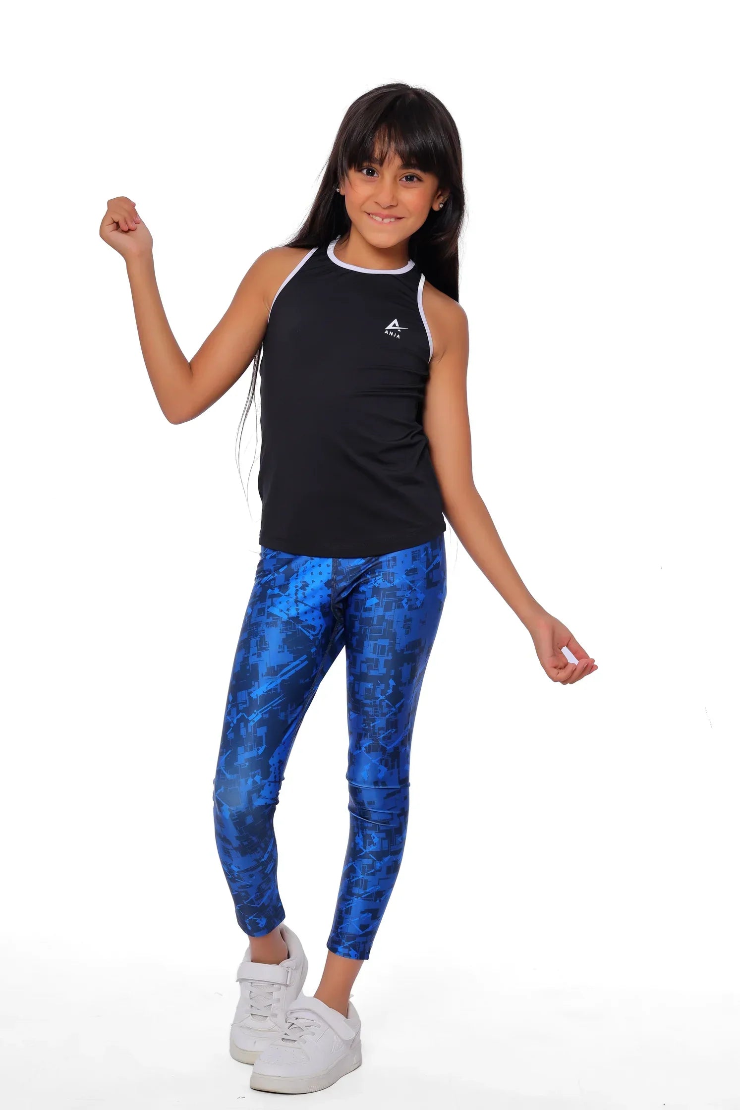 Girls High-Waist Leggings – Stretchy Workout Pants