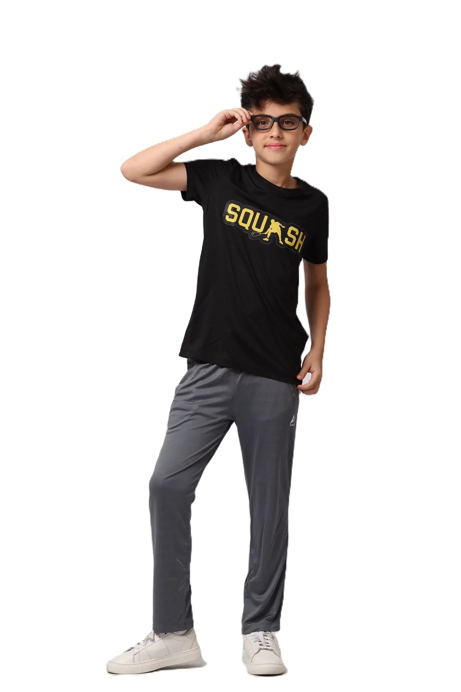 Boys Squash Graphic T-Shirt – Sporty Athletic Top