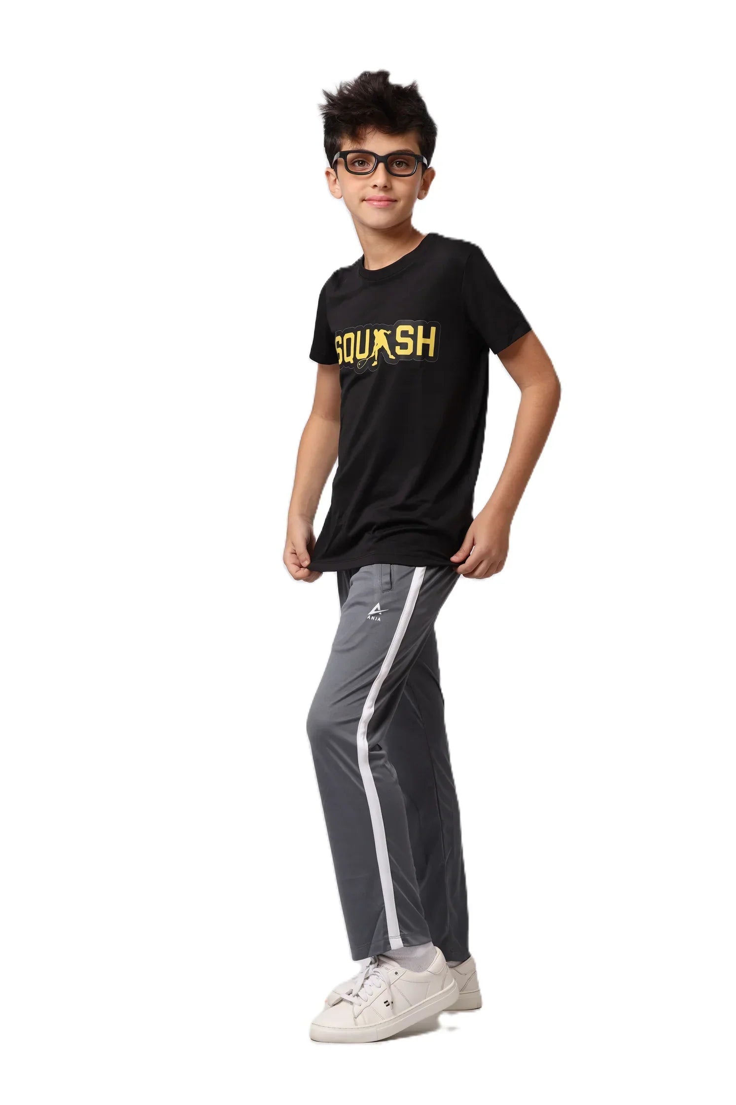 Boys Squash Graphic T-Shirt – Sporty Athletic Top