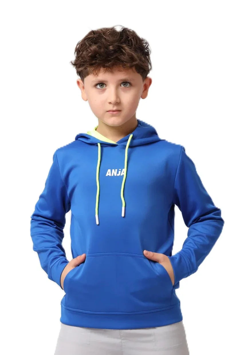 Boys Hoodie – Sporty Pullover with Contrast Drawstrings