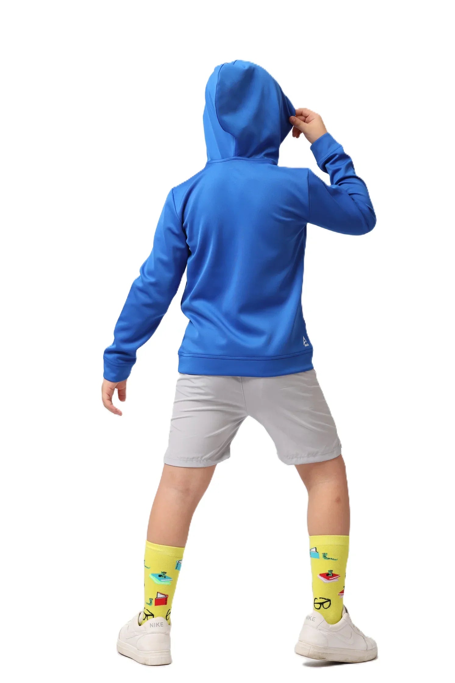 Boys Hoodie – Sporty Pullover with Contrast Drawstrings