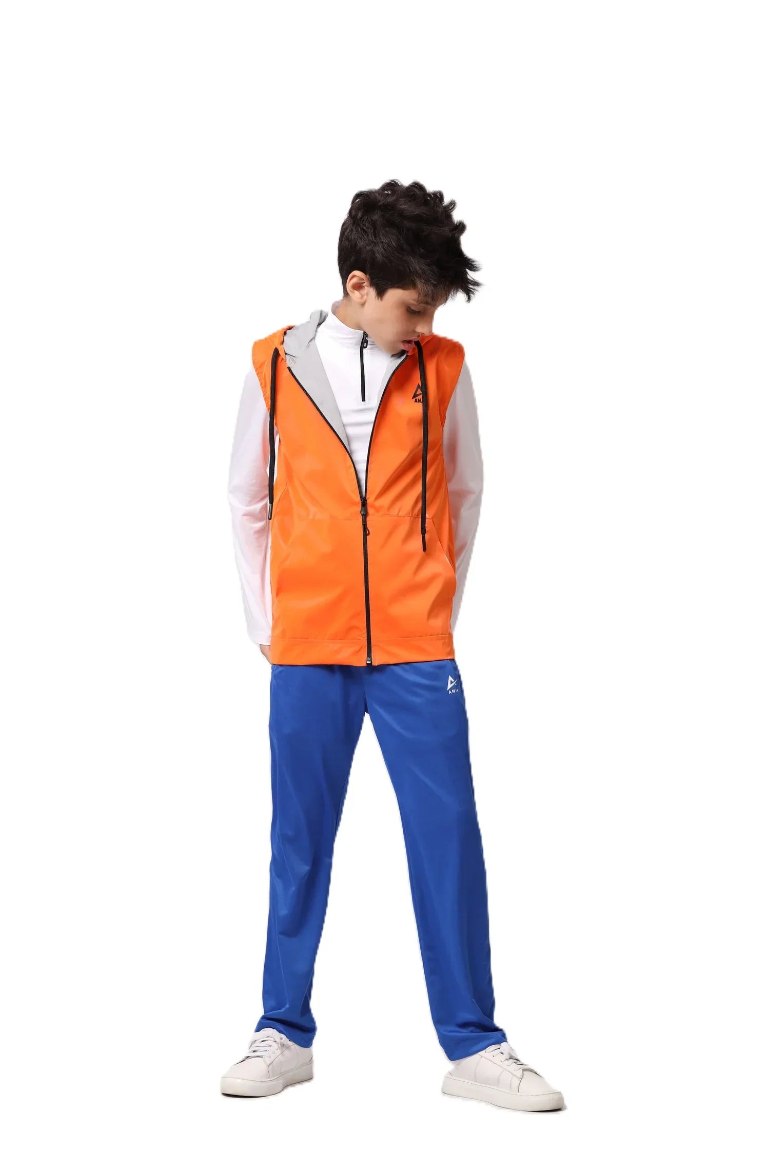 Boys Zip-Up Vest – Sporty Sleeveless Outerwear