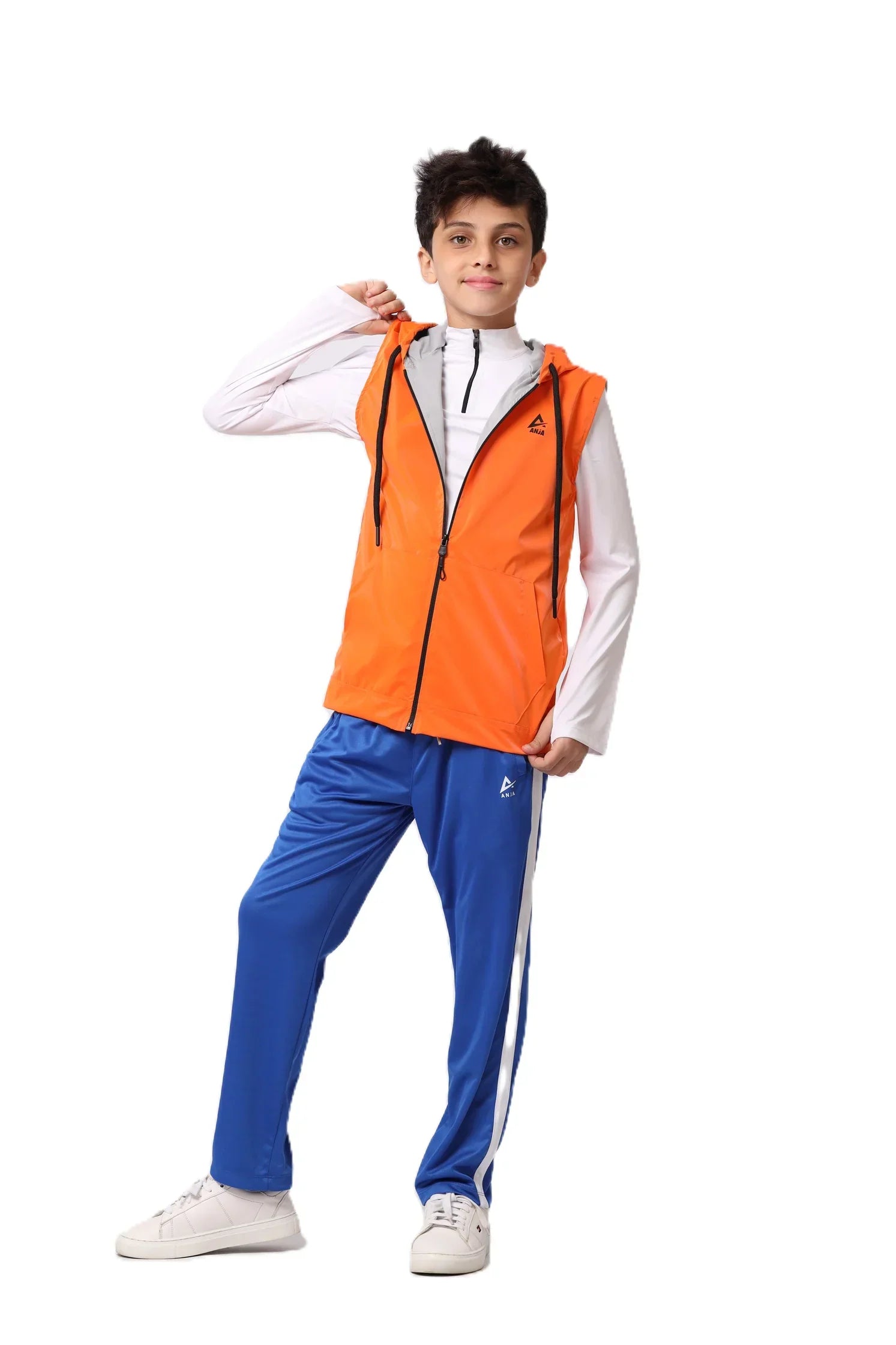 Boys Zip-Up Vest – Sporty Sleeveless Outerwear