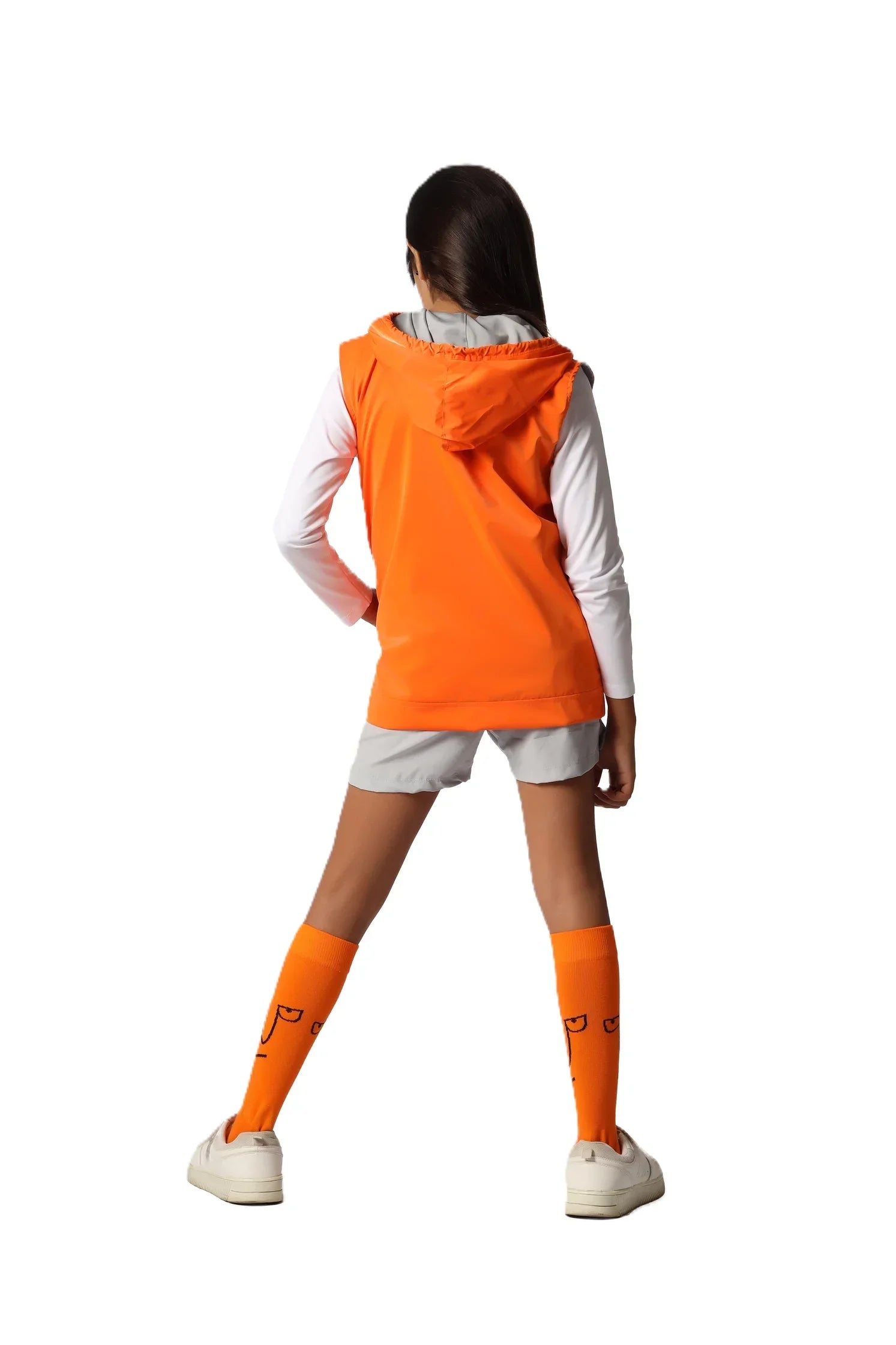 Girls Zip-Up Vest – Sporty Sleeveless Outerwear
