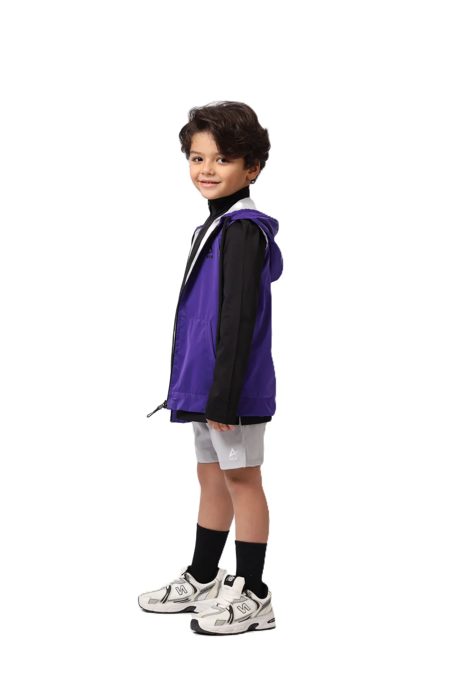 Boys Zip-Up Vest – Sporty Sleeveless Outerwear