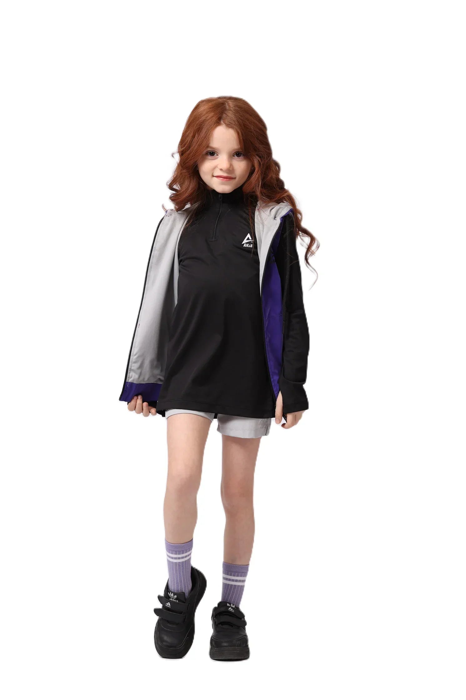 Girls Zip-Up Vest – Sporty Sleeveless Outerwear