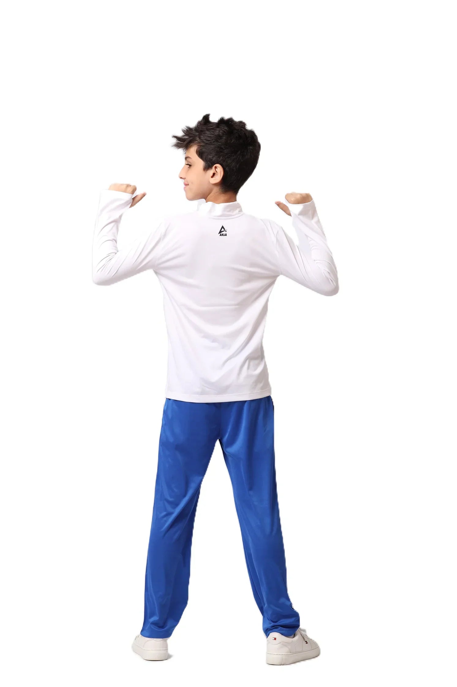 Boys Quarter-Zip Performance Top – Sporty Long Sleevs