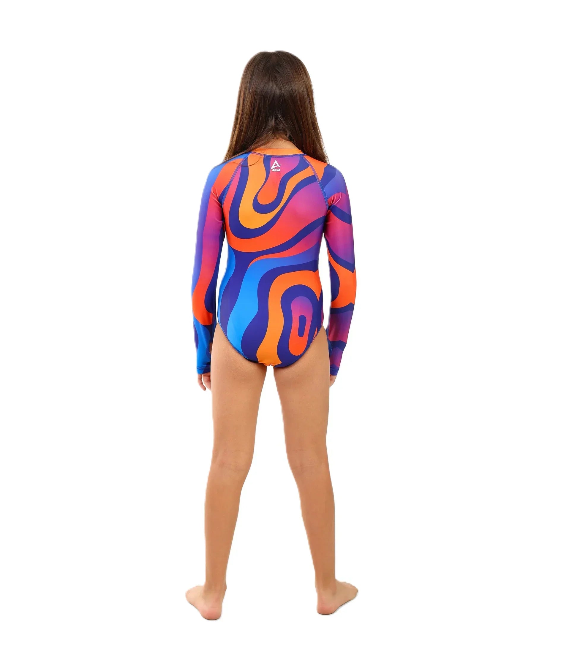Girls long Sleeve One-Piece Swimsuit