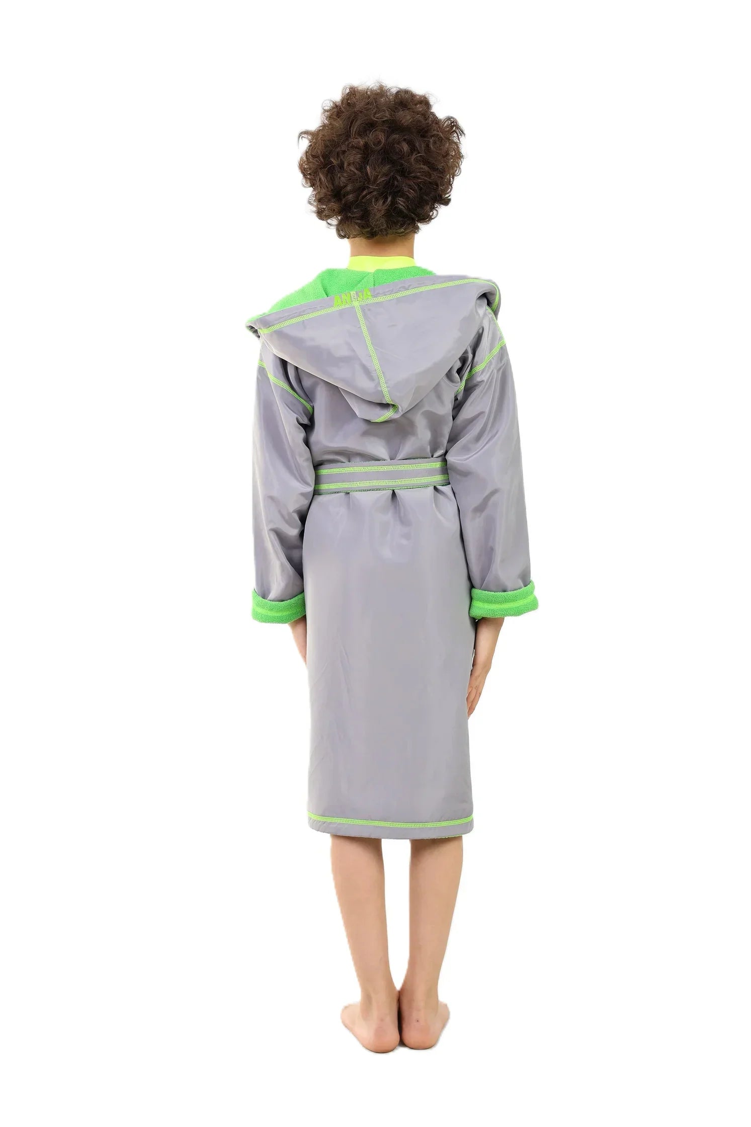 Boys Hooded Swim Robe – Quick-Dry Changing Coat