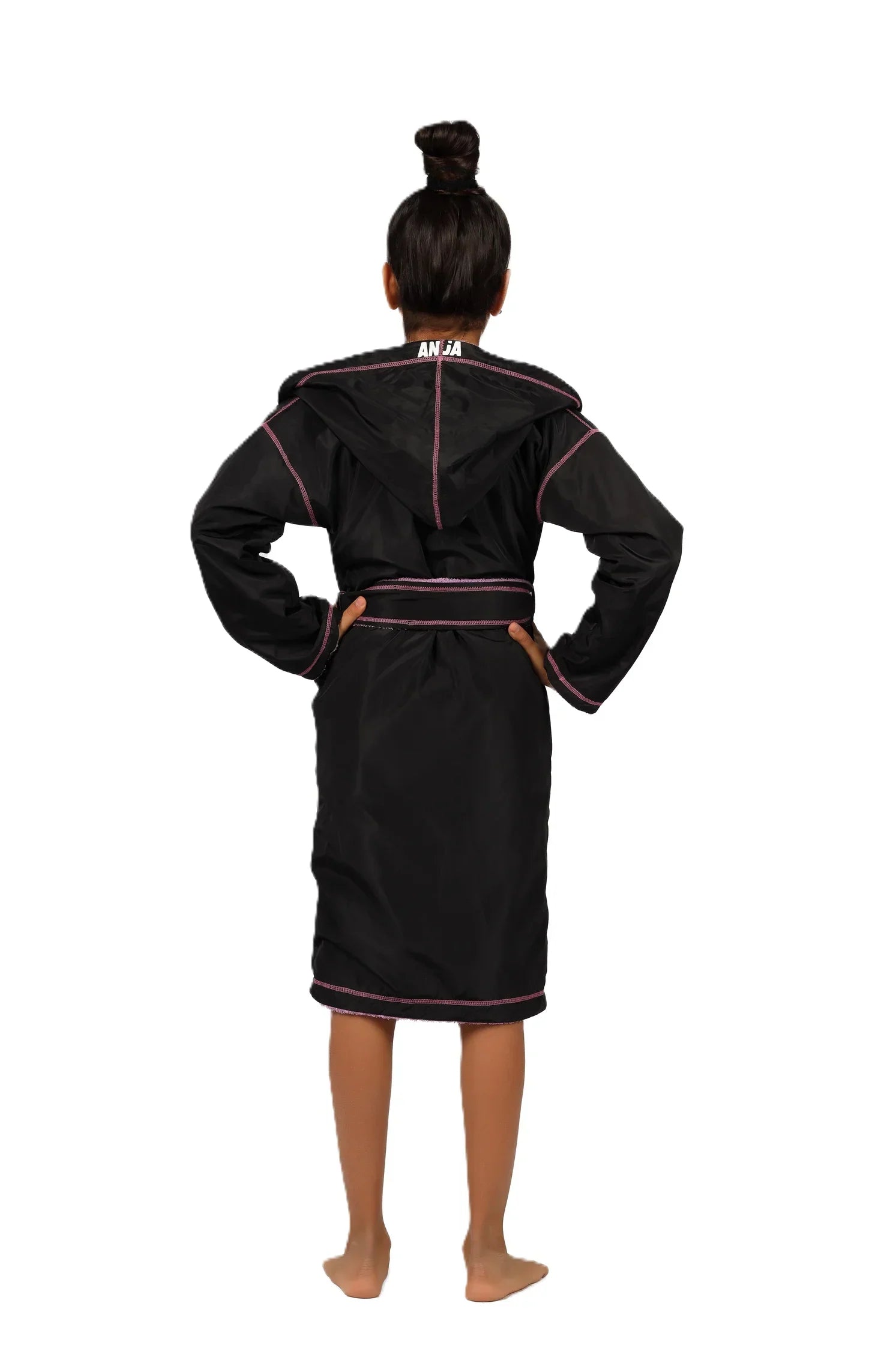 Girls Hooded Swim Robe – Quick-Dry Changing Coat