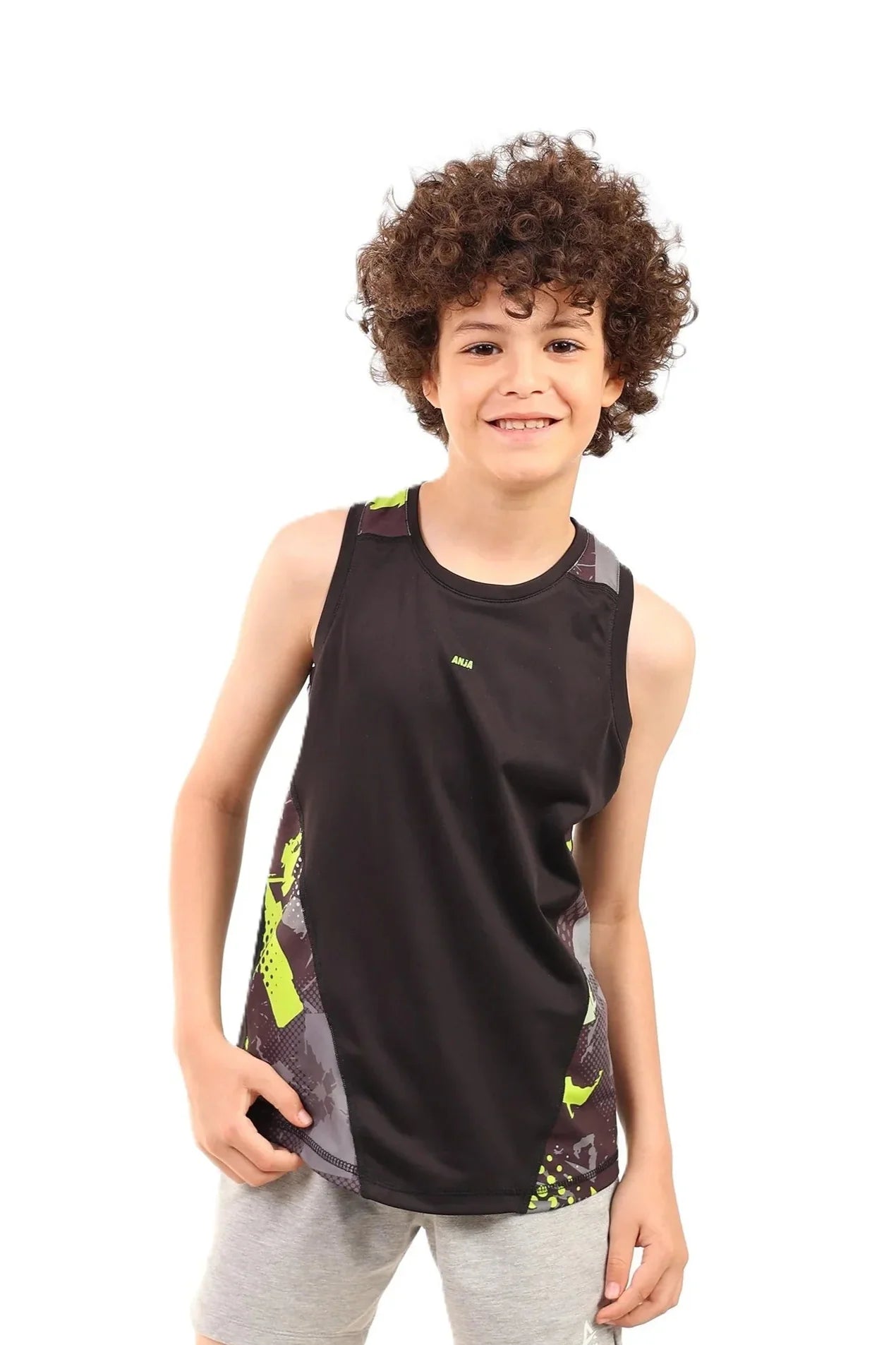 Boys Sleeveless Performance T-Shirt – Sporty Top
