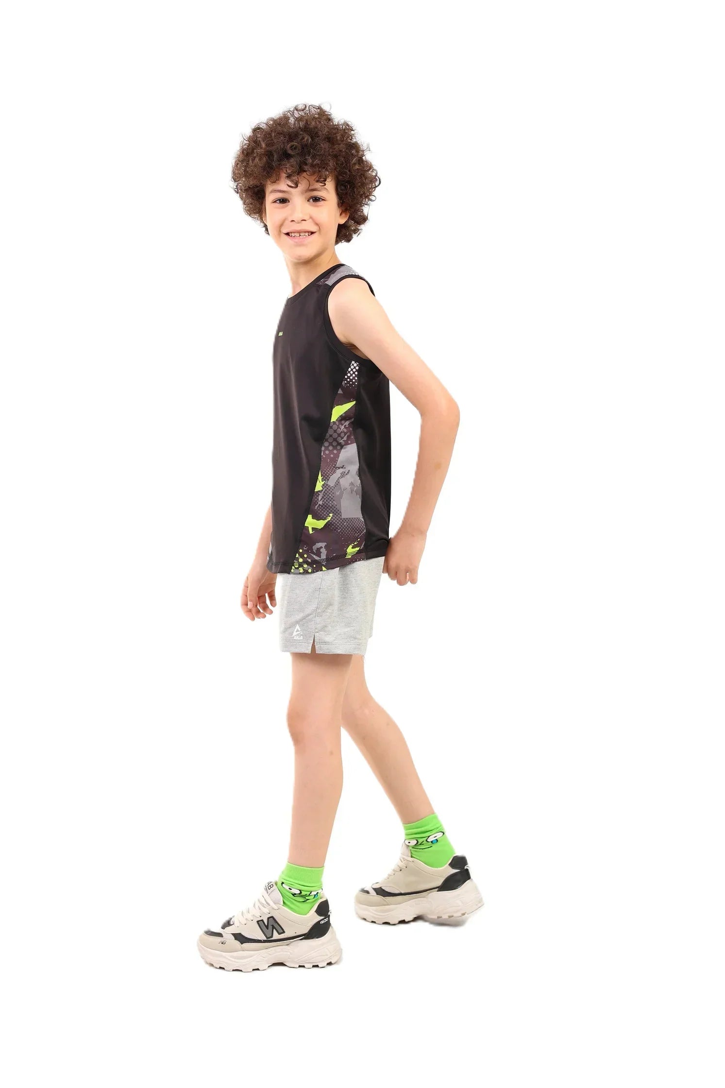 Boys Sleeveless Performance T-Shirt – Sporty Top