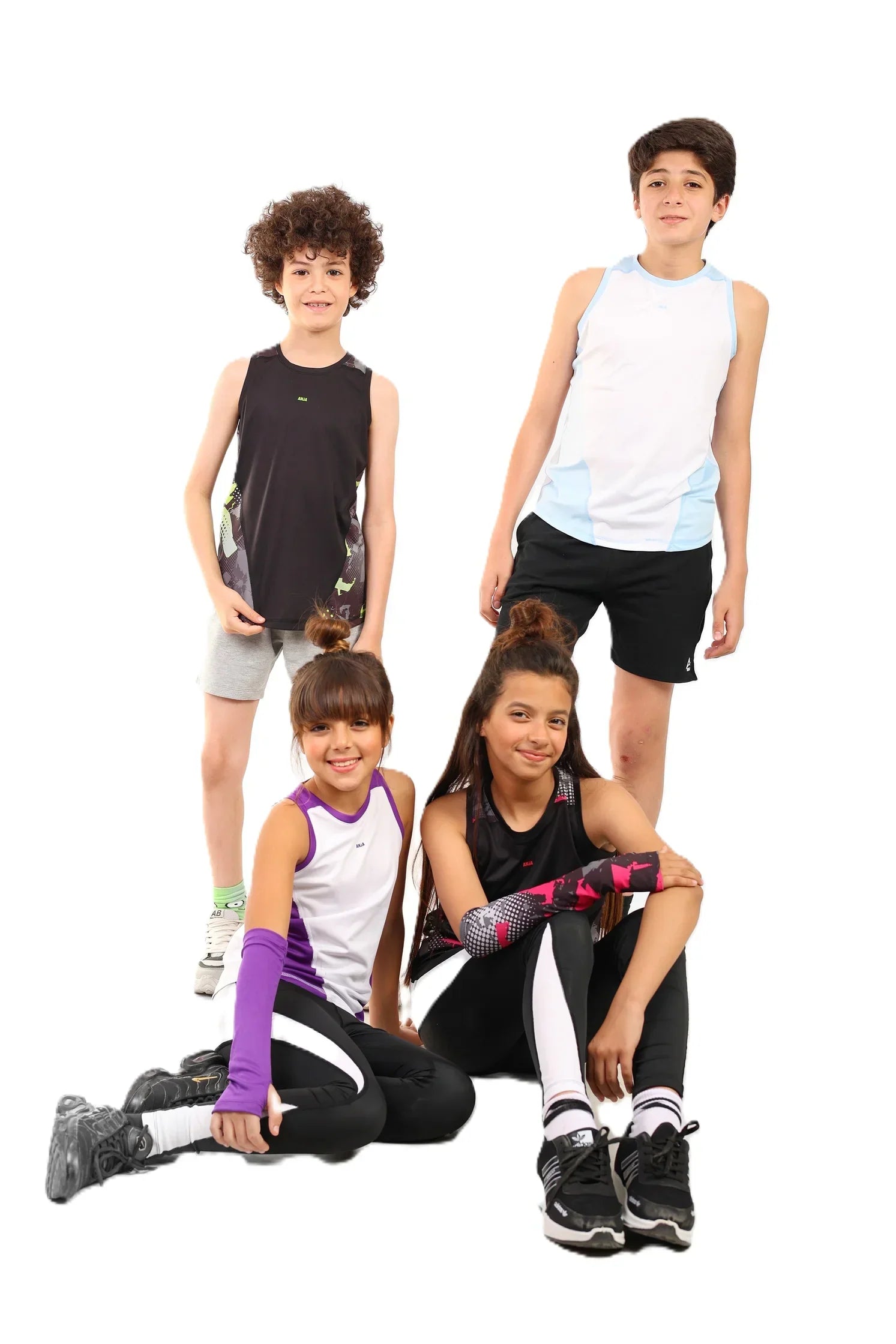 Boys Sleeveless Performance T-Shirt – Sporty Top