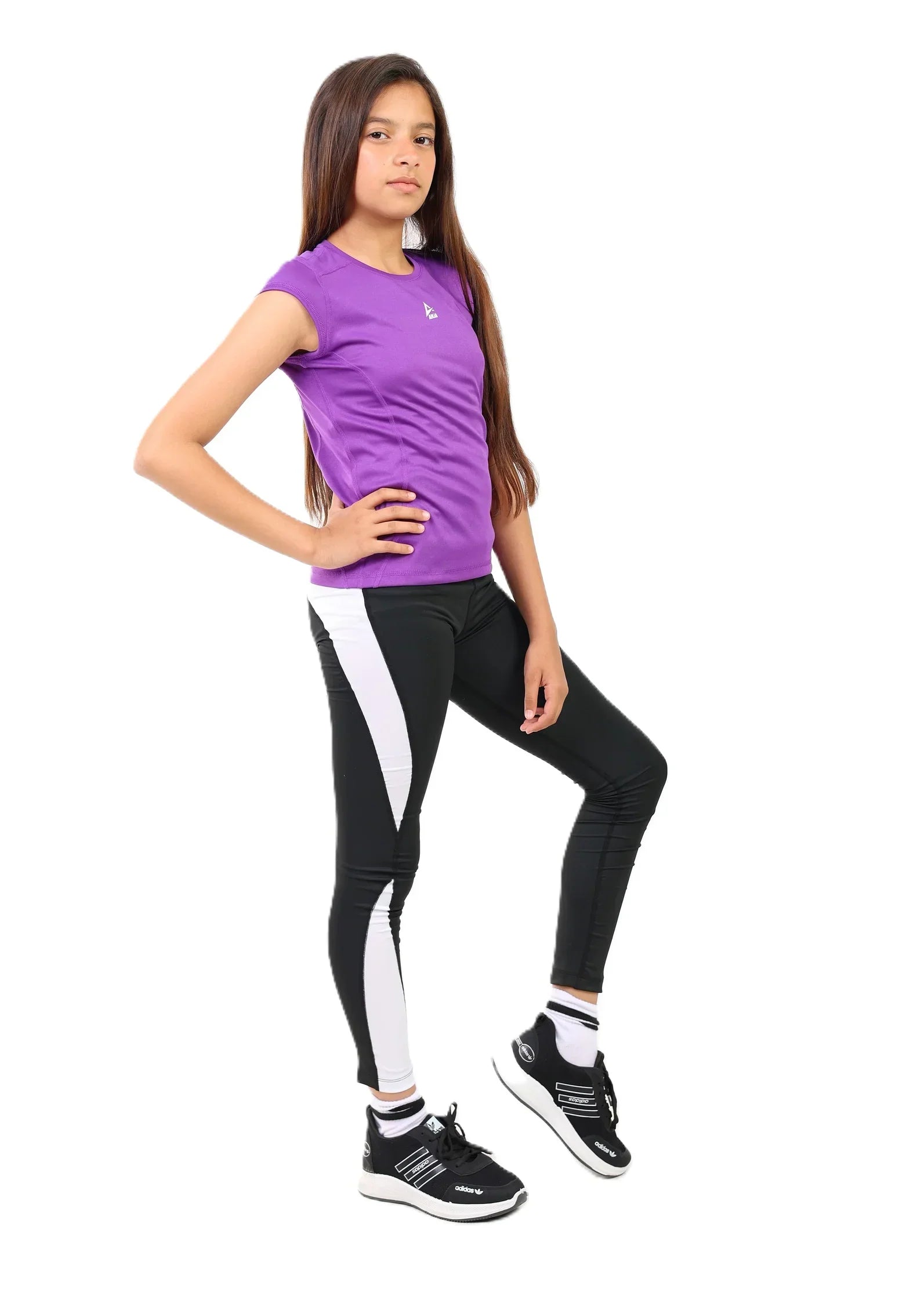Girls High-Waist Leggings – Stretchy Workout Pants