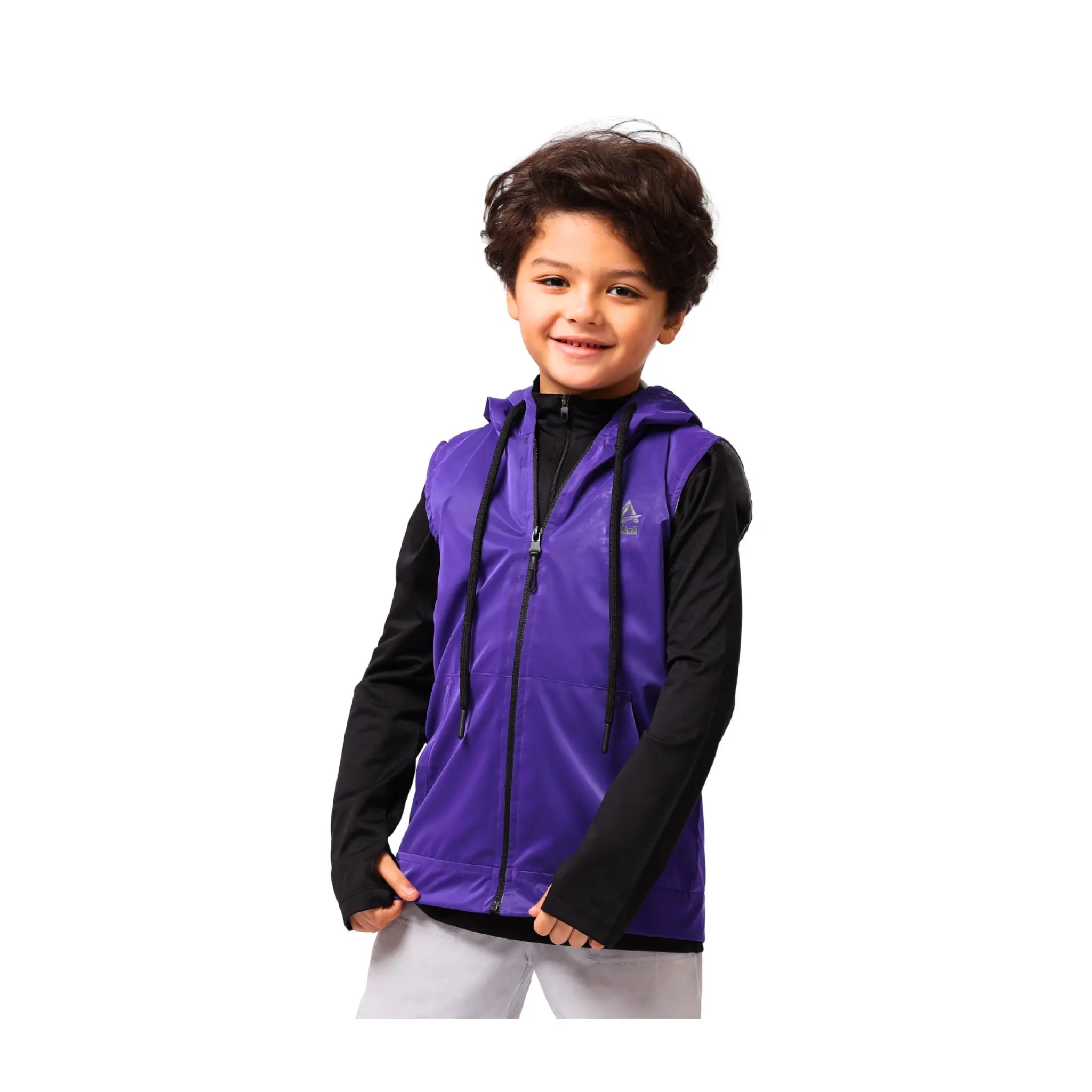 Boys Zip-Up Vest – Sporty Sleeveless Outerwear