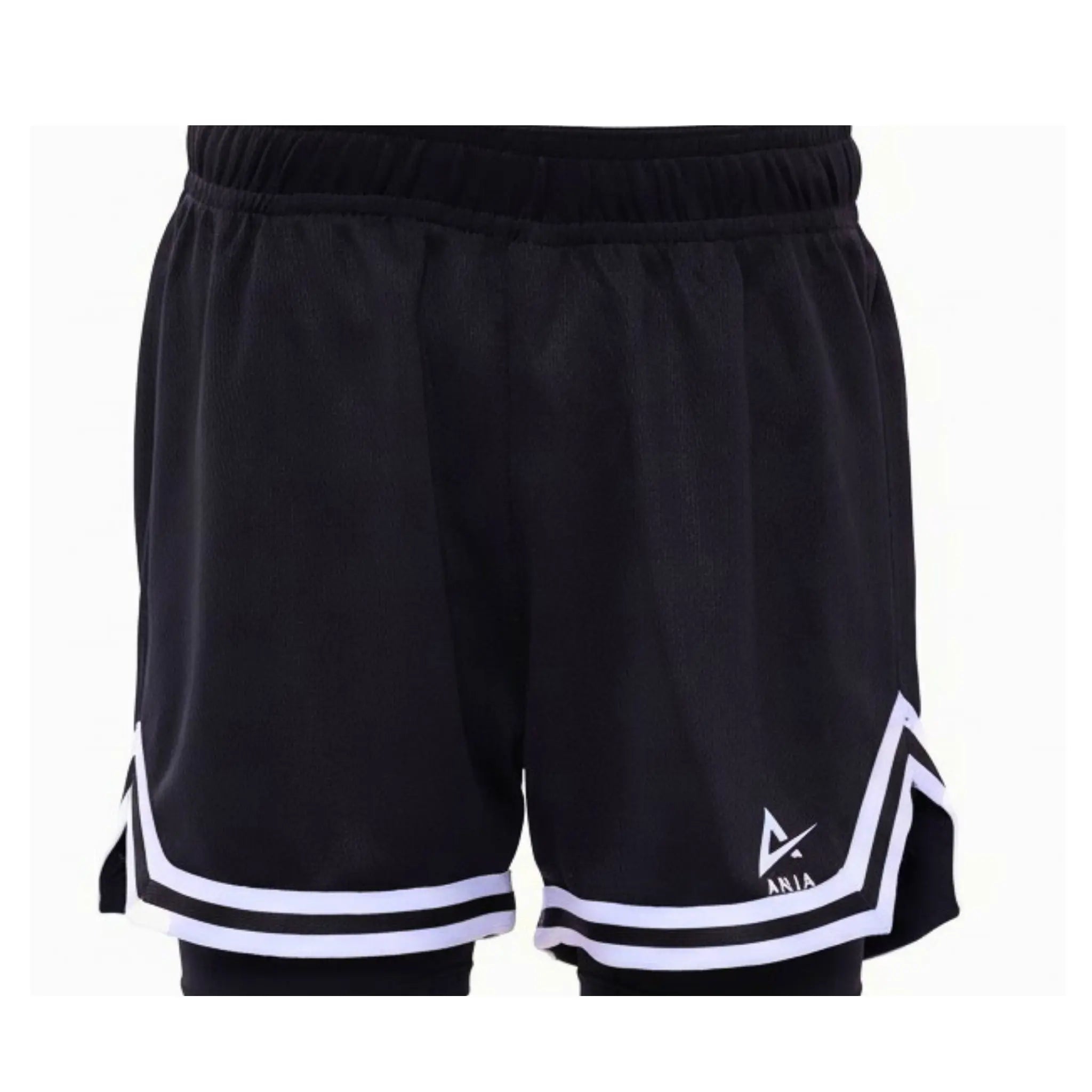 Boys Single Stripe Kids double Layer Shorts – Sporty Performance Bottoms