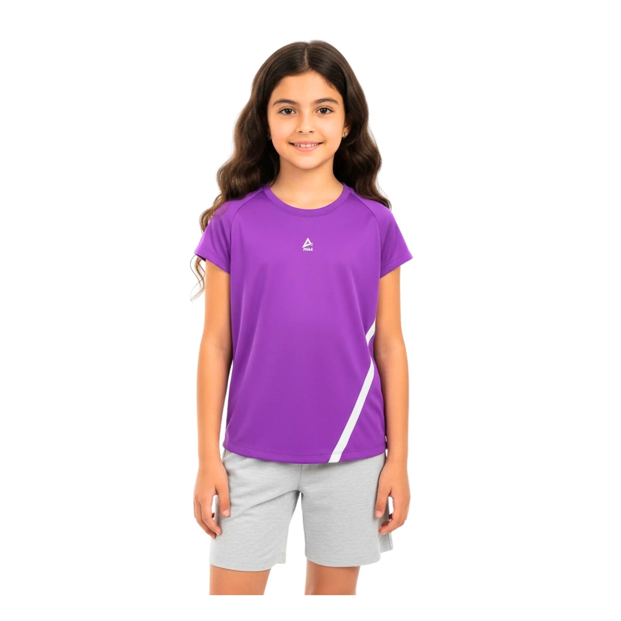 Girls  Relaxed fit Performance T-Shirt – Short Sleeve Sporty Top