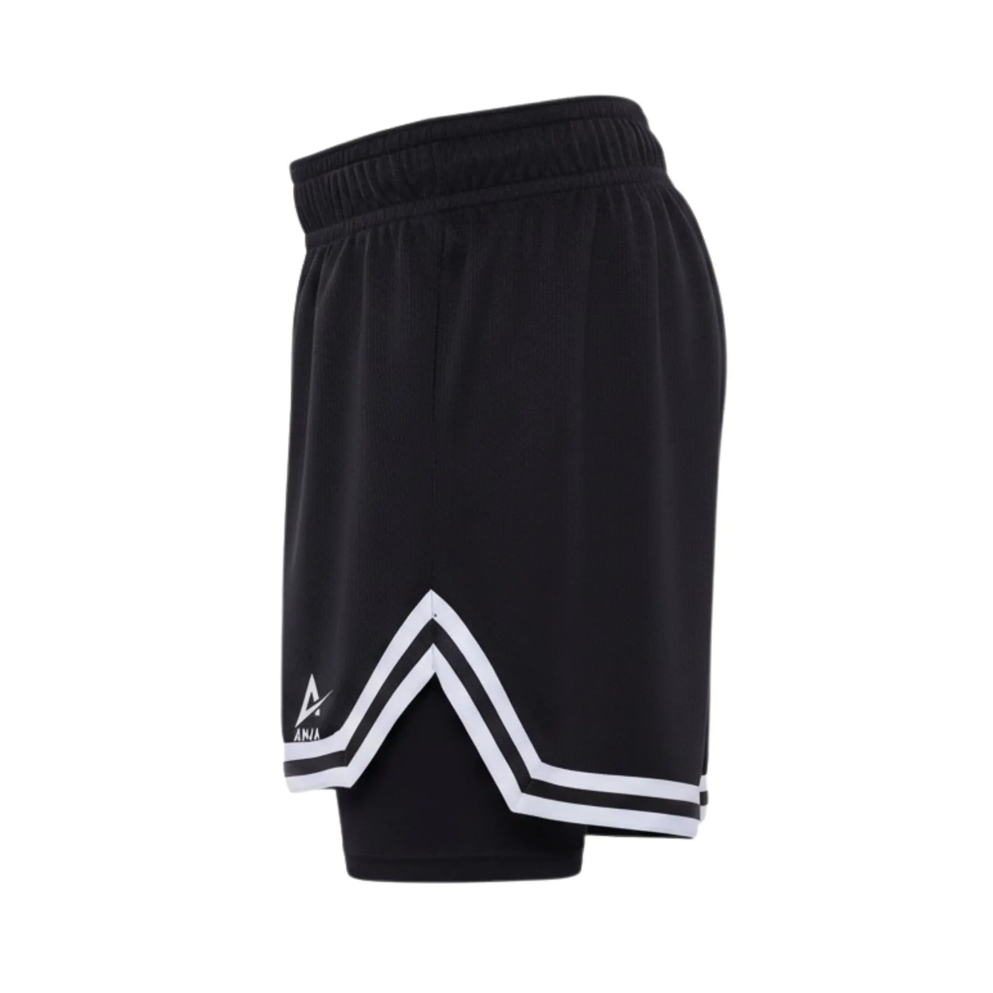 Boys Single Stripe Kids double Layer Shorts – Sporty Performance Bottoms