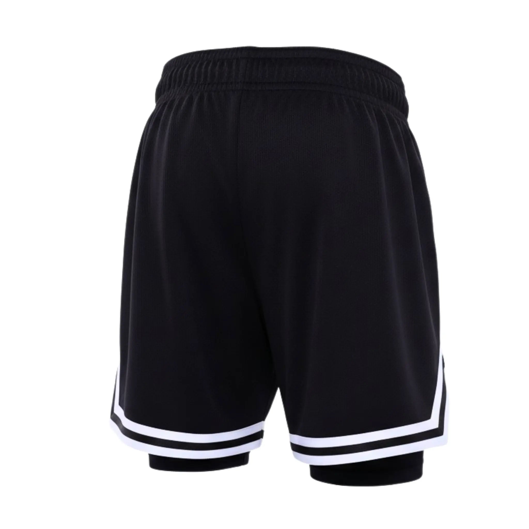 Boys Single Stripe Kids double Layer Shorts – Sporty Performance Bottoms