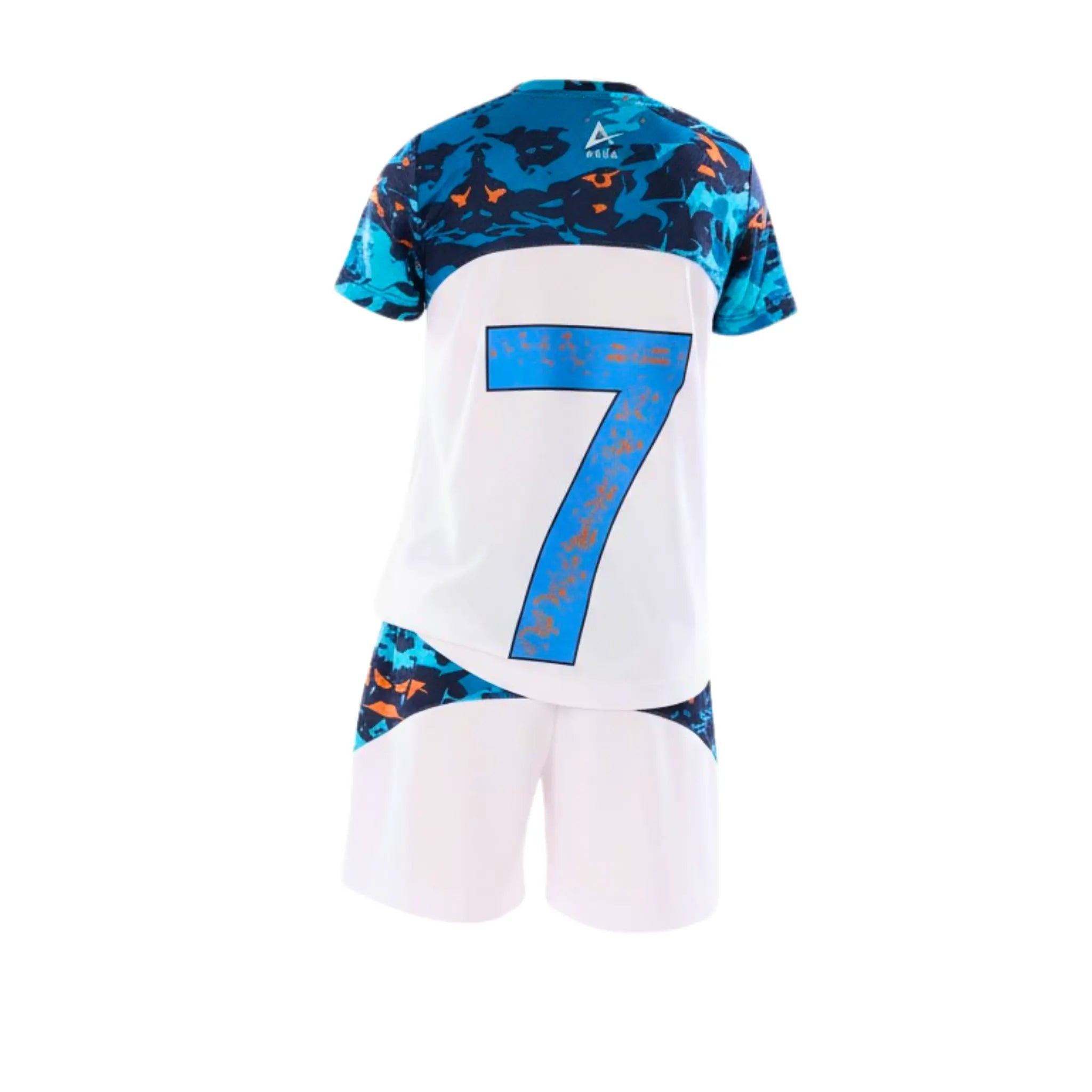 Girls Pattern Sports Kit – Athletic T-Shirt and Shorts Set