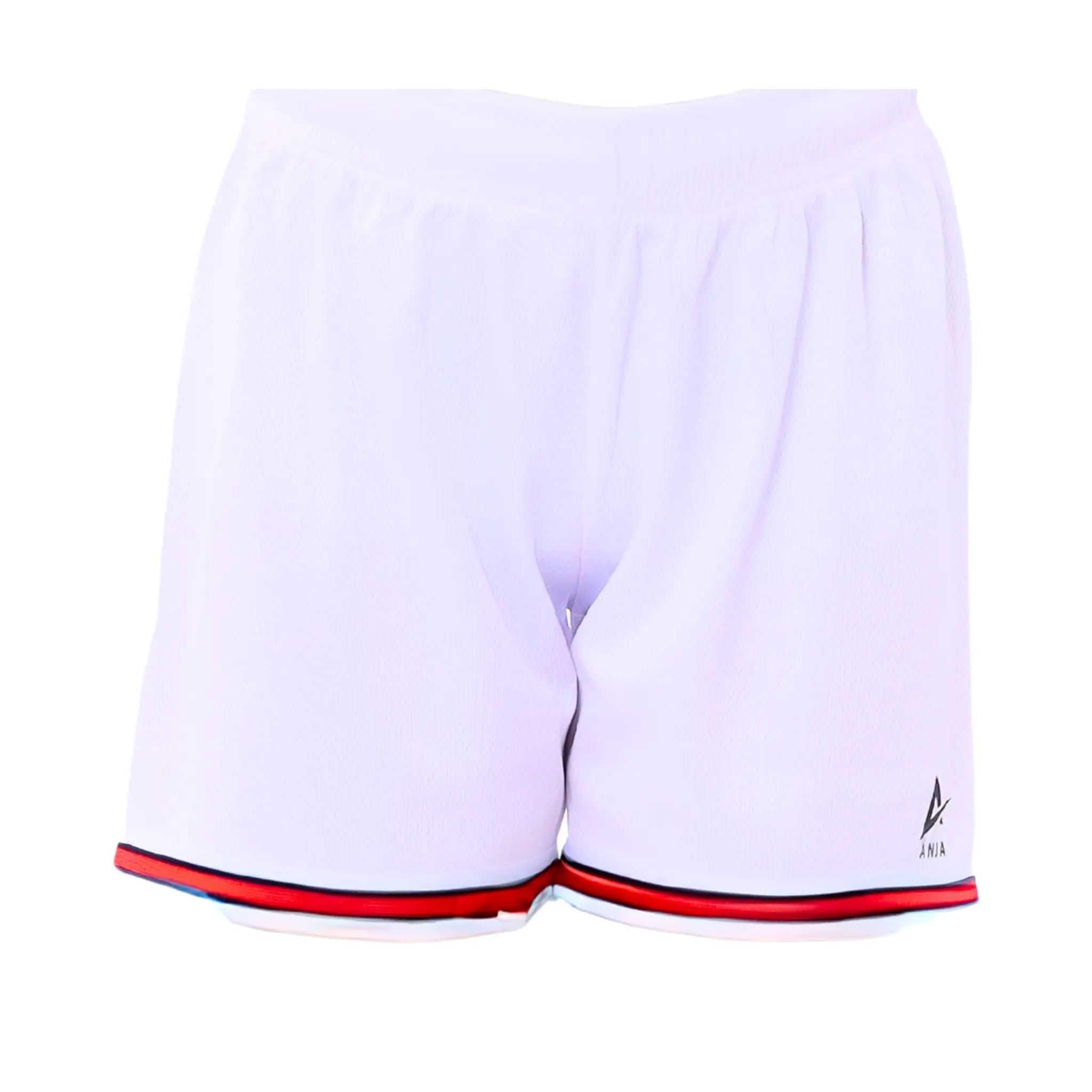 Boys White Athletic single Stripe Kids Shorts – Sporty Performance Bottoms