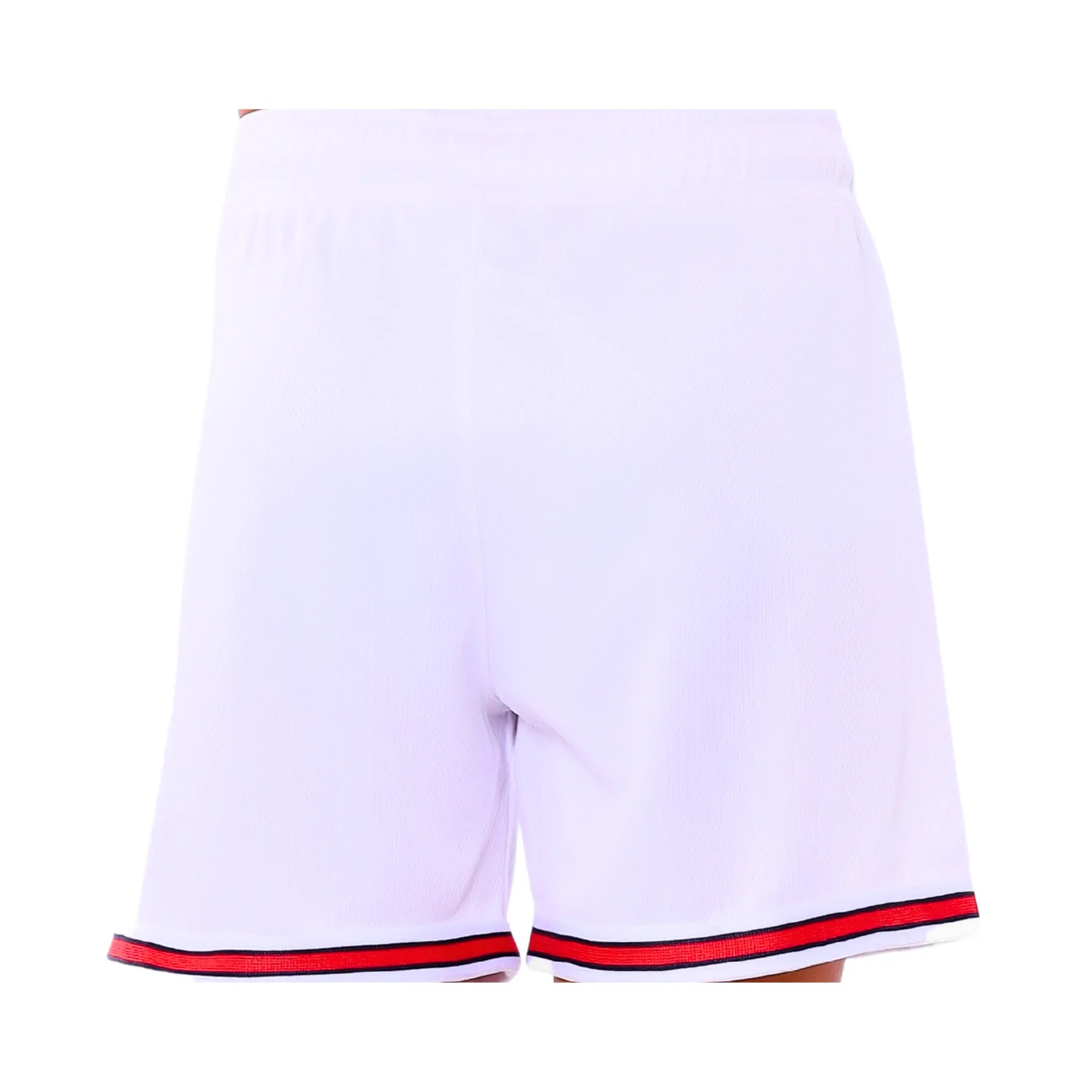 Boys White Athletic single Stripe Kids Shorts – Sporty Performance Bottoms