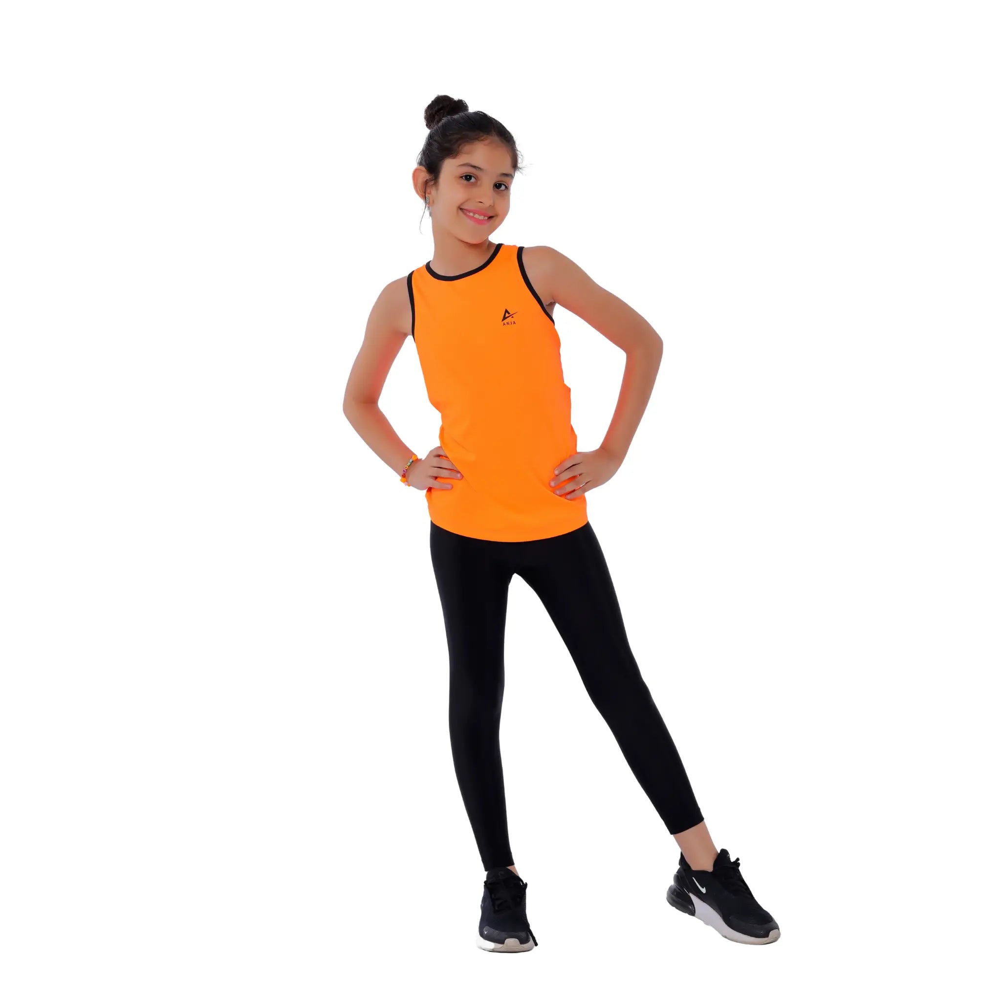 Girls High-Waist Leggings – Stretchy Workout Pants