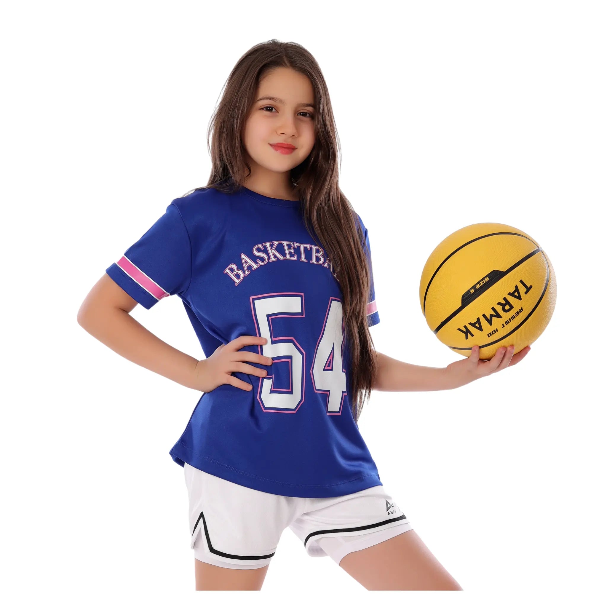 Girls Basketball T-Shirt – Sporty Athletic Top