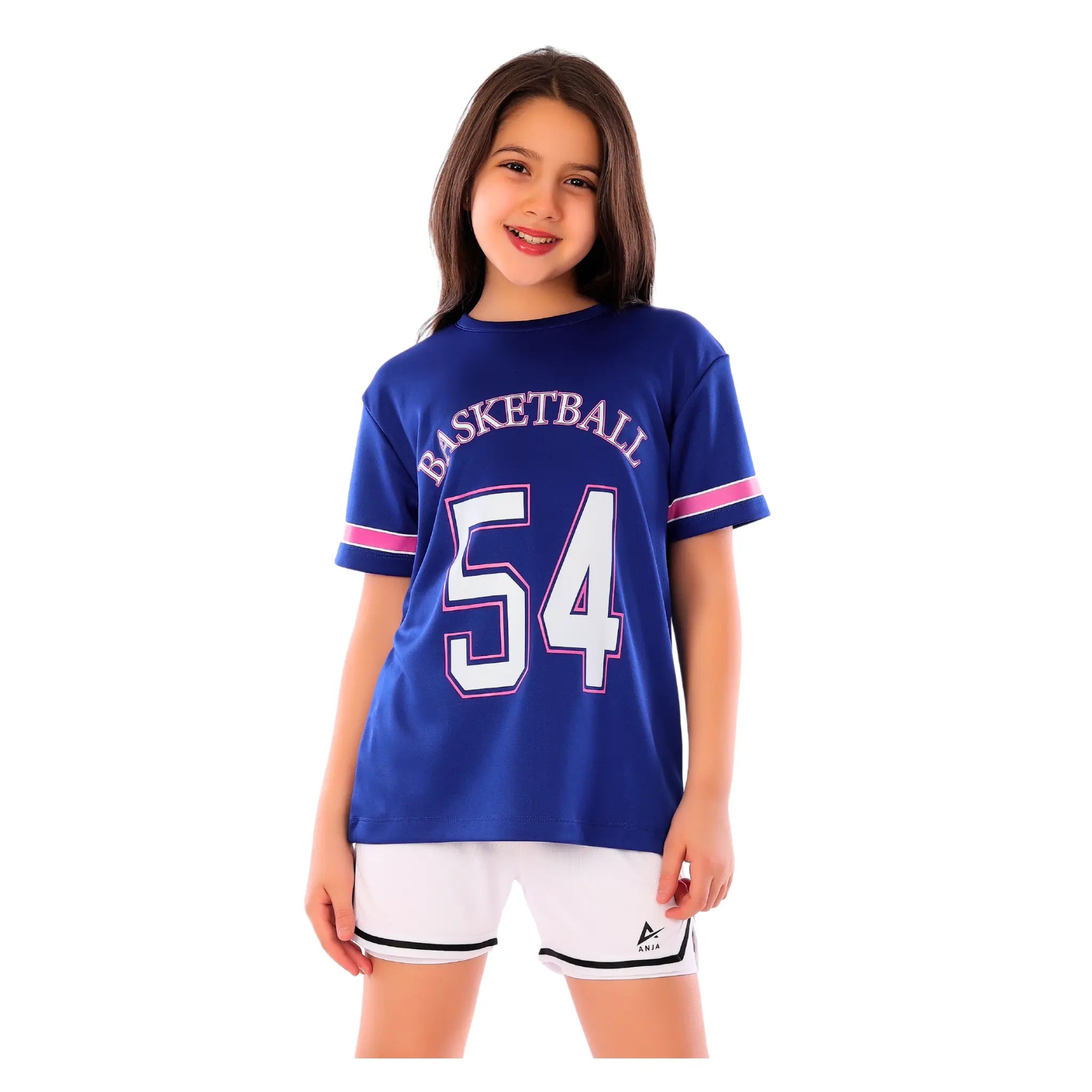 Girls Basketball T-Shirt – Sporty Athletic Top