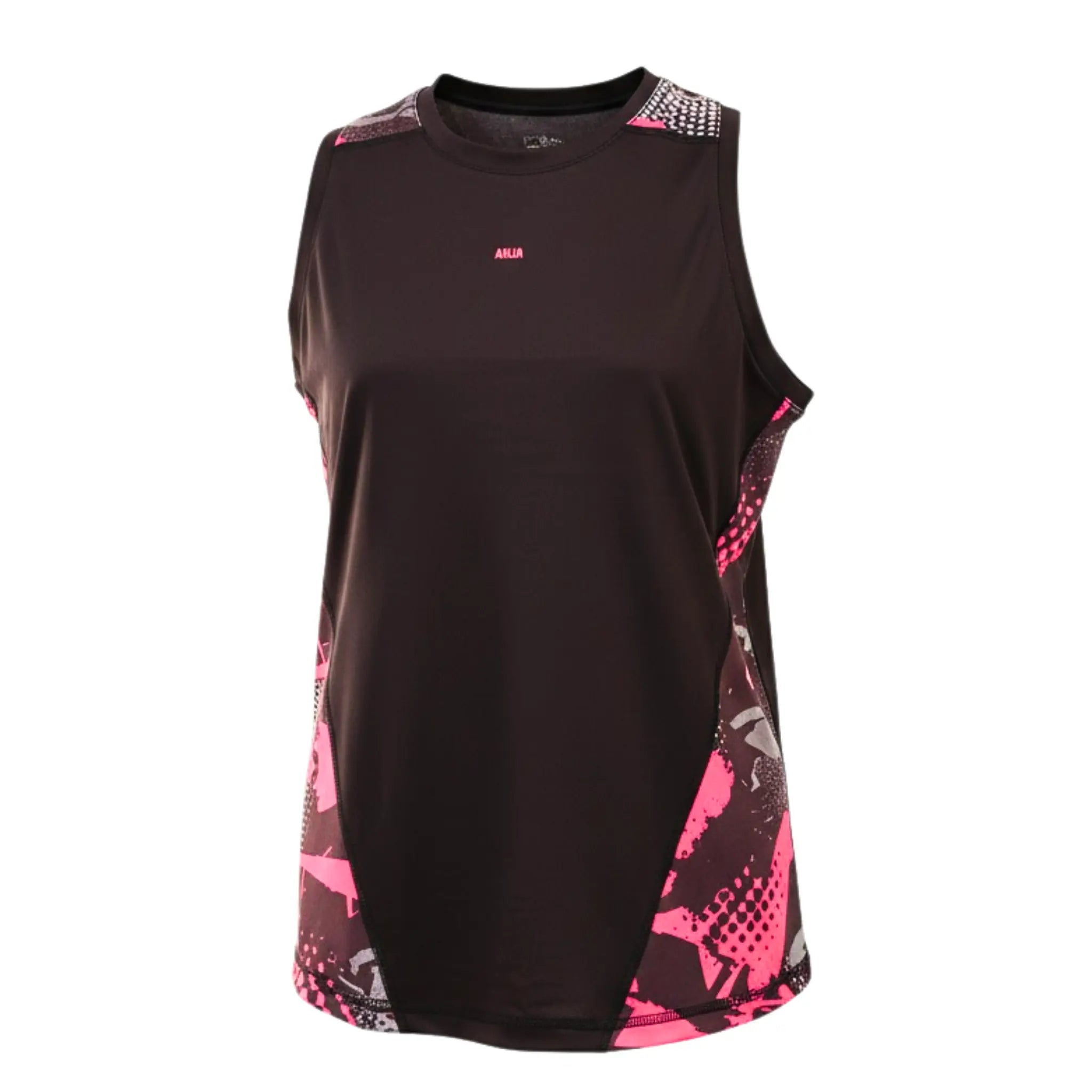 Girls Sleeveless Performance T-Shirt – Two-Tone Top