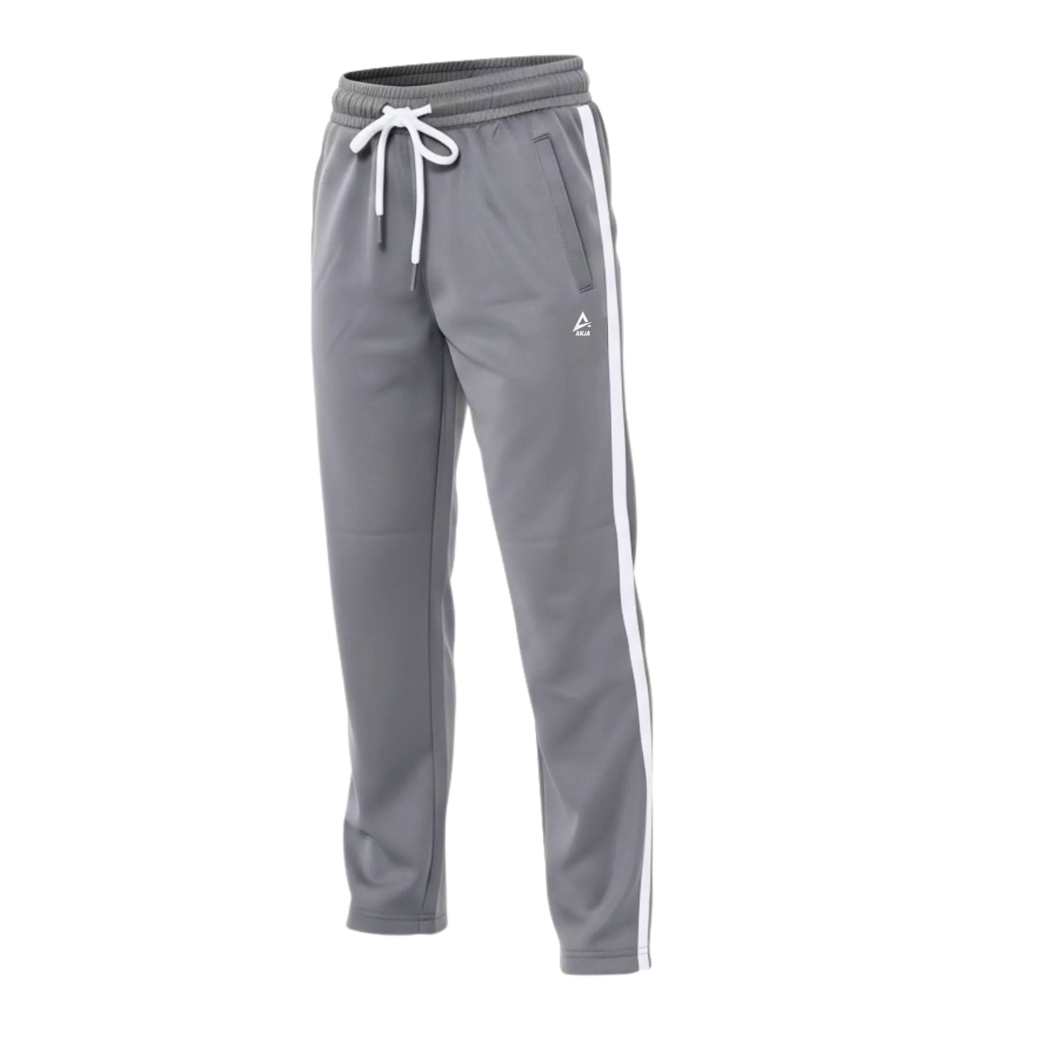 Boys Black Stripe Track Pants – Sporty Side Stripe Joggers for kids