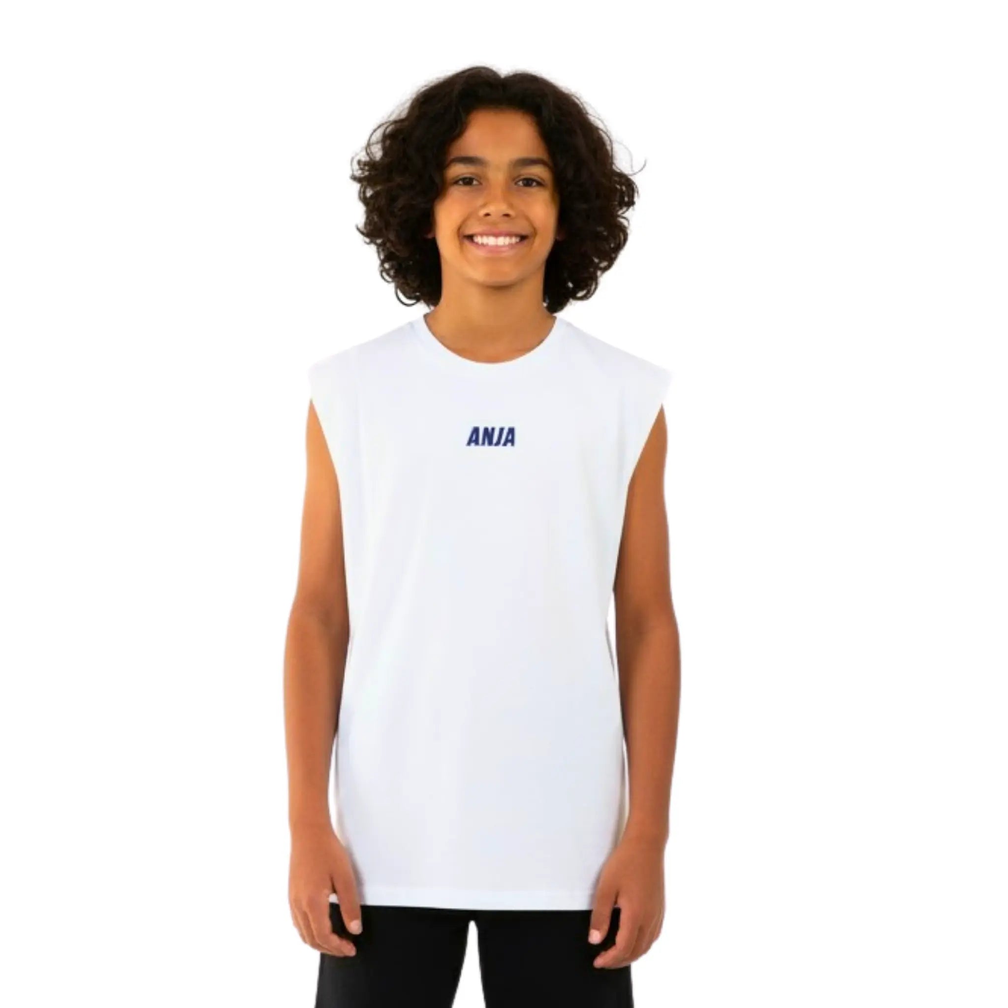 Boys cap sleeve Sports T-Shirt – Athletic Top and black