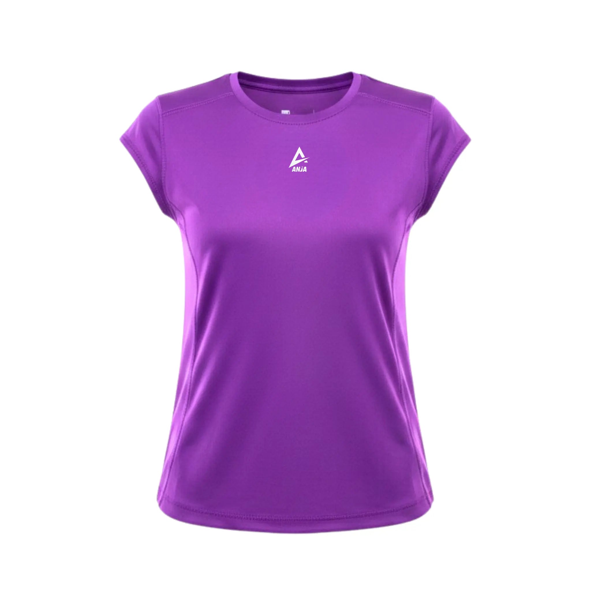 Girls Performance T-Shirt with Cap Sleeves – Sporty Athletic Top
